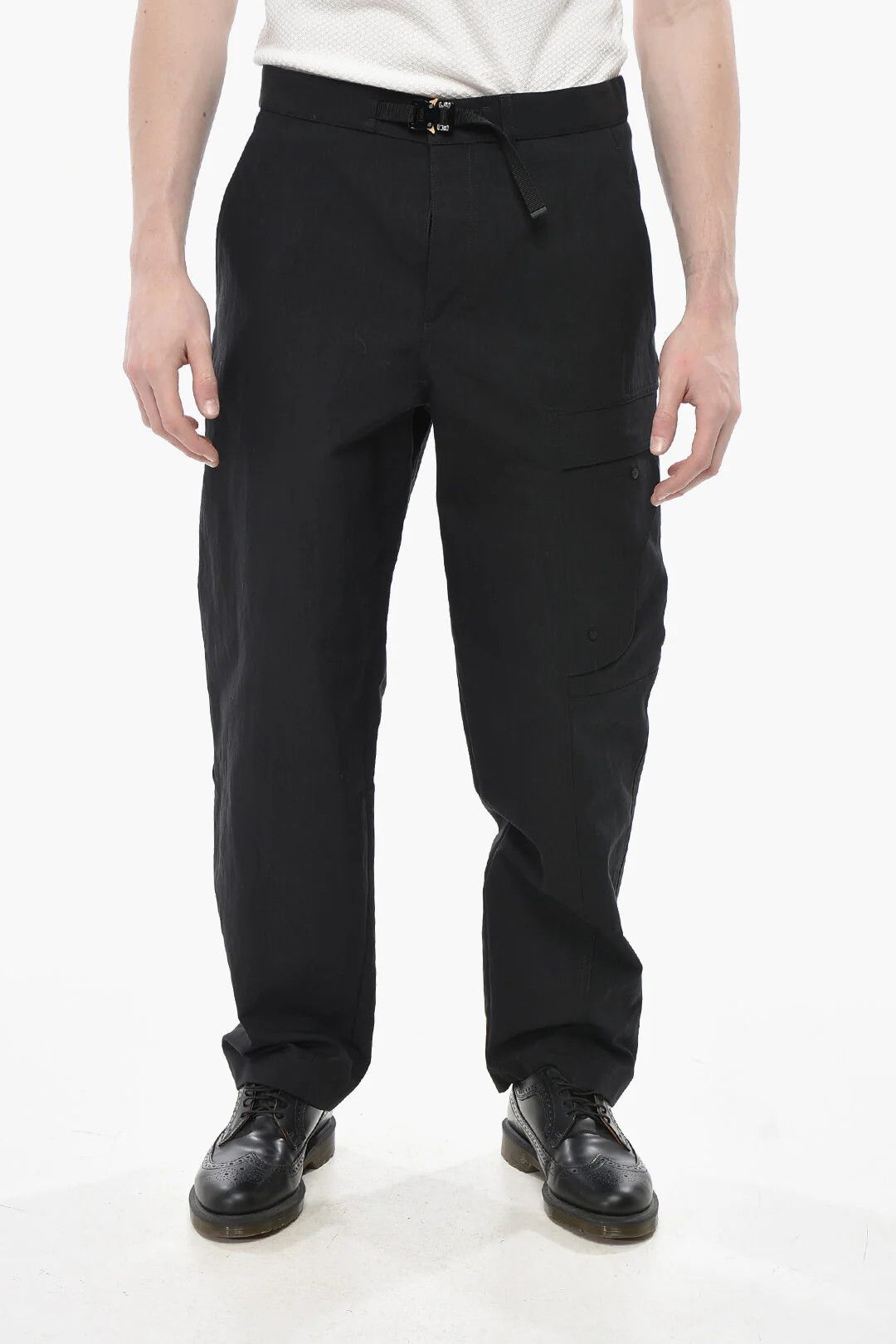 Dior og1mm0326 Cargo Cotton-Blend Pant in Black Size US 34 / EU 50 - 1 Thumbnail
