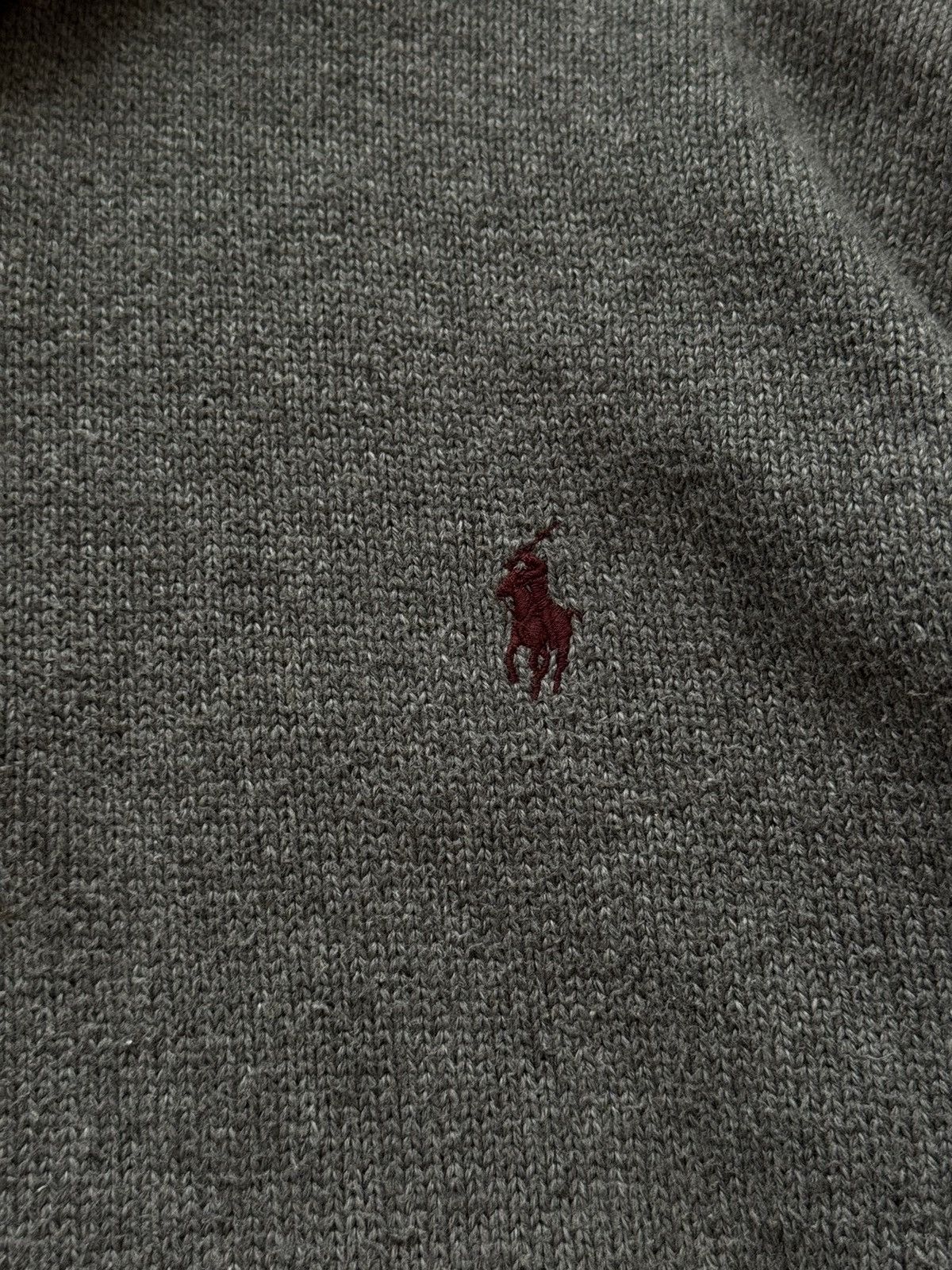 Polo Ralph Lauren Polo Ralph Lauren 2000s vintage 1/3 zip cotton sweater Size US L / EU 52-54 / 3 - 3 Thumbnail