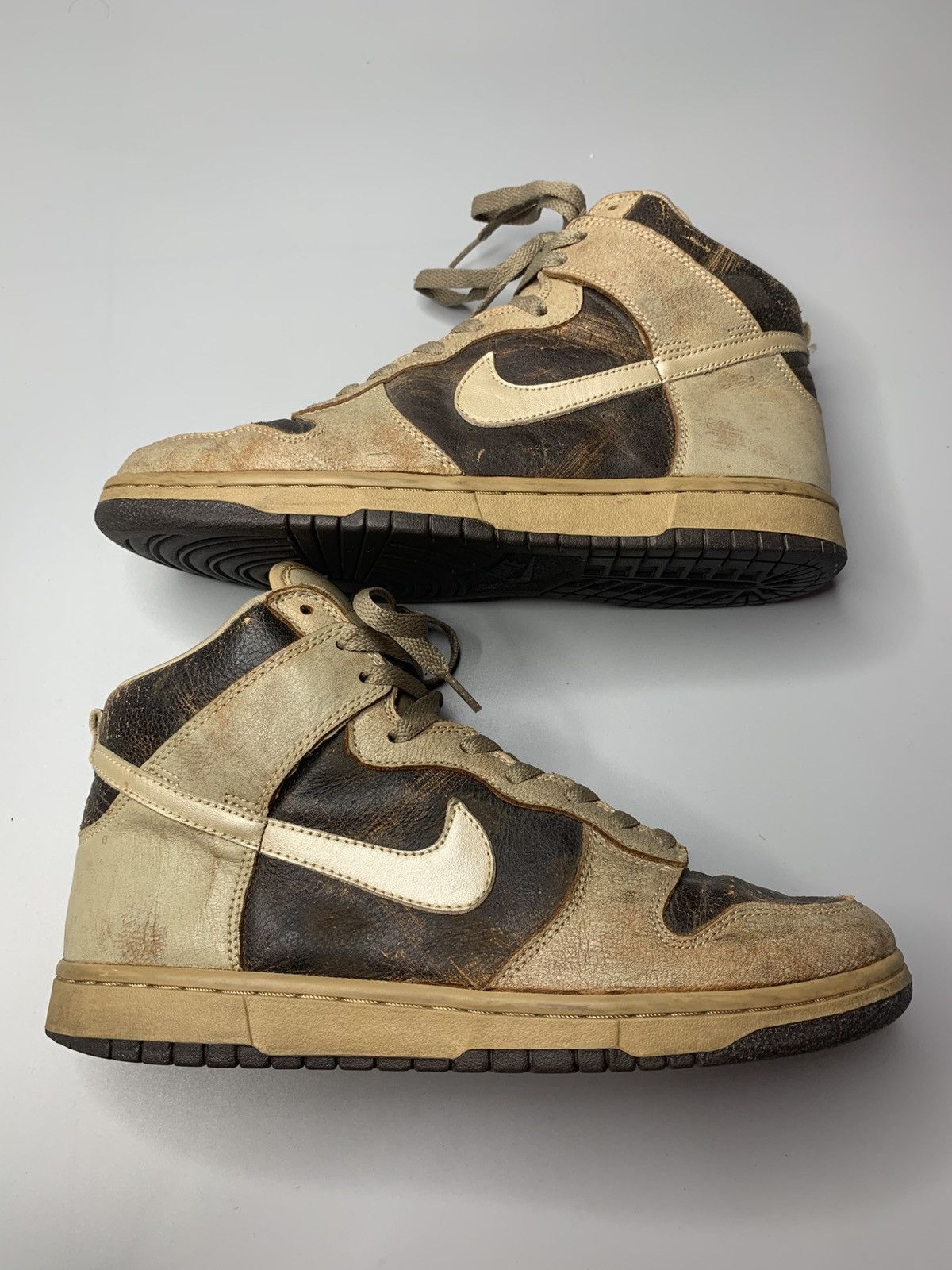 Nike Nike Dunk High "Grunge Dirty Pack" 2003 Size US 9.5 / EU 42-43 - 4 Thumbnail