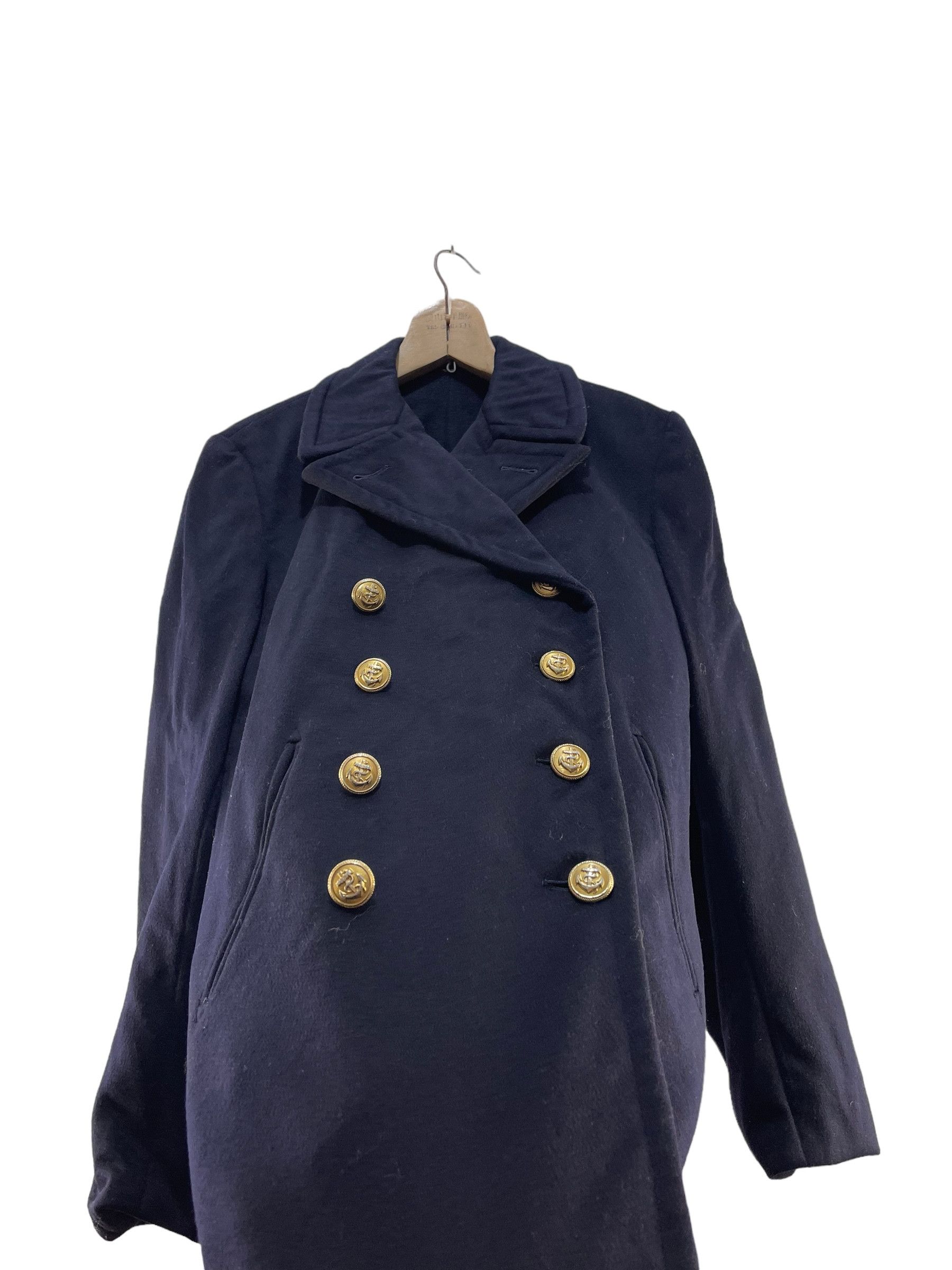 Vintage Vintage Naval Military Coat Jacket Size US S / EU 44-46 / 1 - 8 Thumbnail