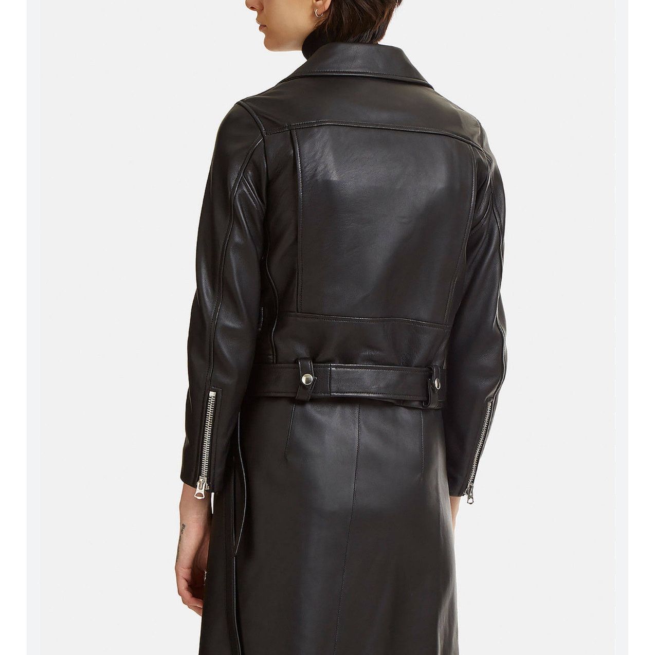 Acne Studios Acne Studios - Mock Leather Biker Jacket/ L / Black Size L / US 10 / IT 46 - 3 Thumbnail