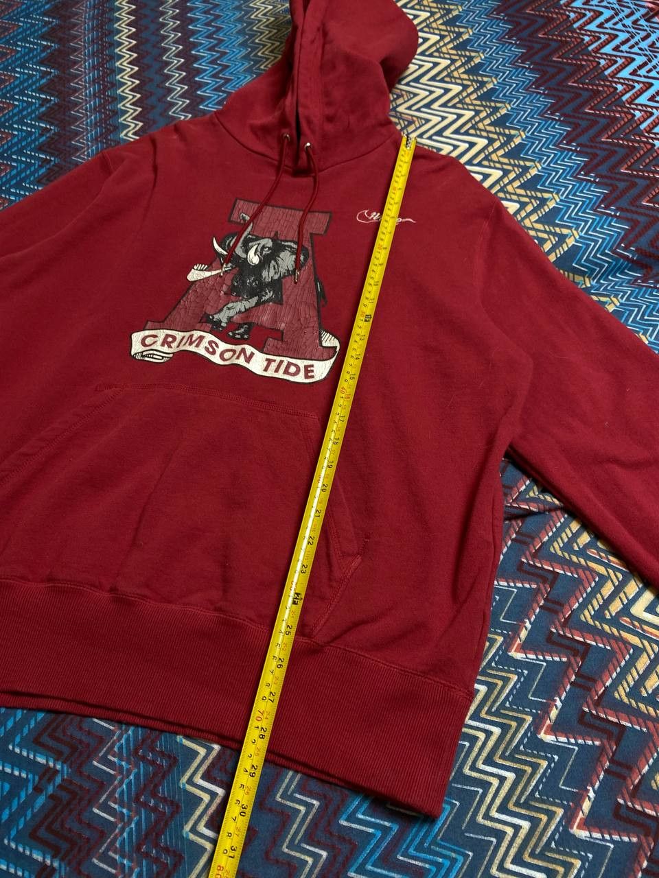 Nike vintage streetwear Nike red big logo Sweatshirt hoodie Size US XL / EU 56 / 4 - 13 Thumbnail