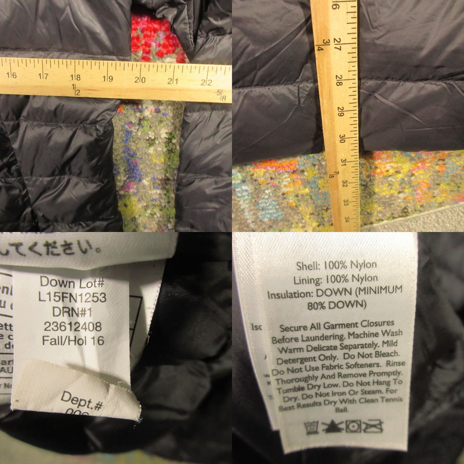 Eddie Bauer Eddie Bauer Down Puffer Jacket Parka Women M Black Hooded Lightweight EB650 Jacket Size M / US 6-8 / IT 42-44 - 8 Thumbnail