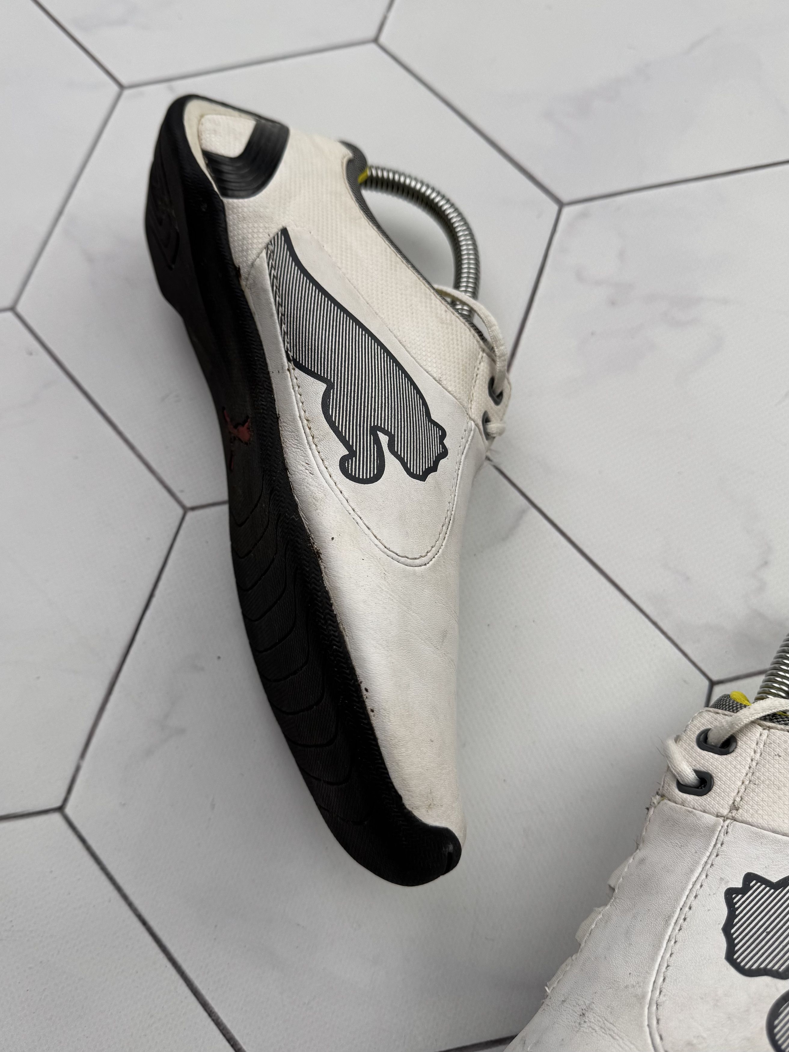 Ferrari Puma Ferrari Vintage Leather Sneakers (B337) Size US 6 / IT 36 - 5 Thumbnail