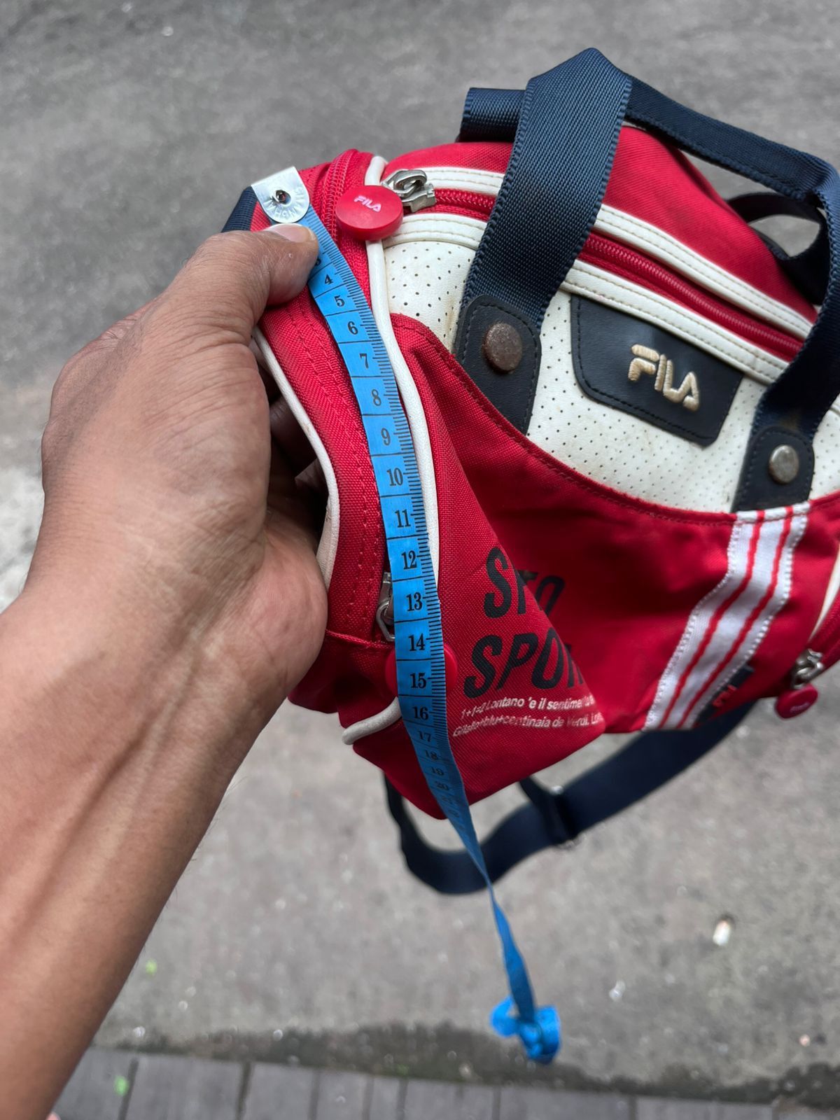 Fila VTG 2007 Fila "Spirito Sportivo" Mini Duffle Sling Bag Y2K Size ONE SIZE - 14 Thumbnail