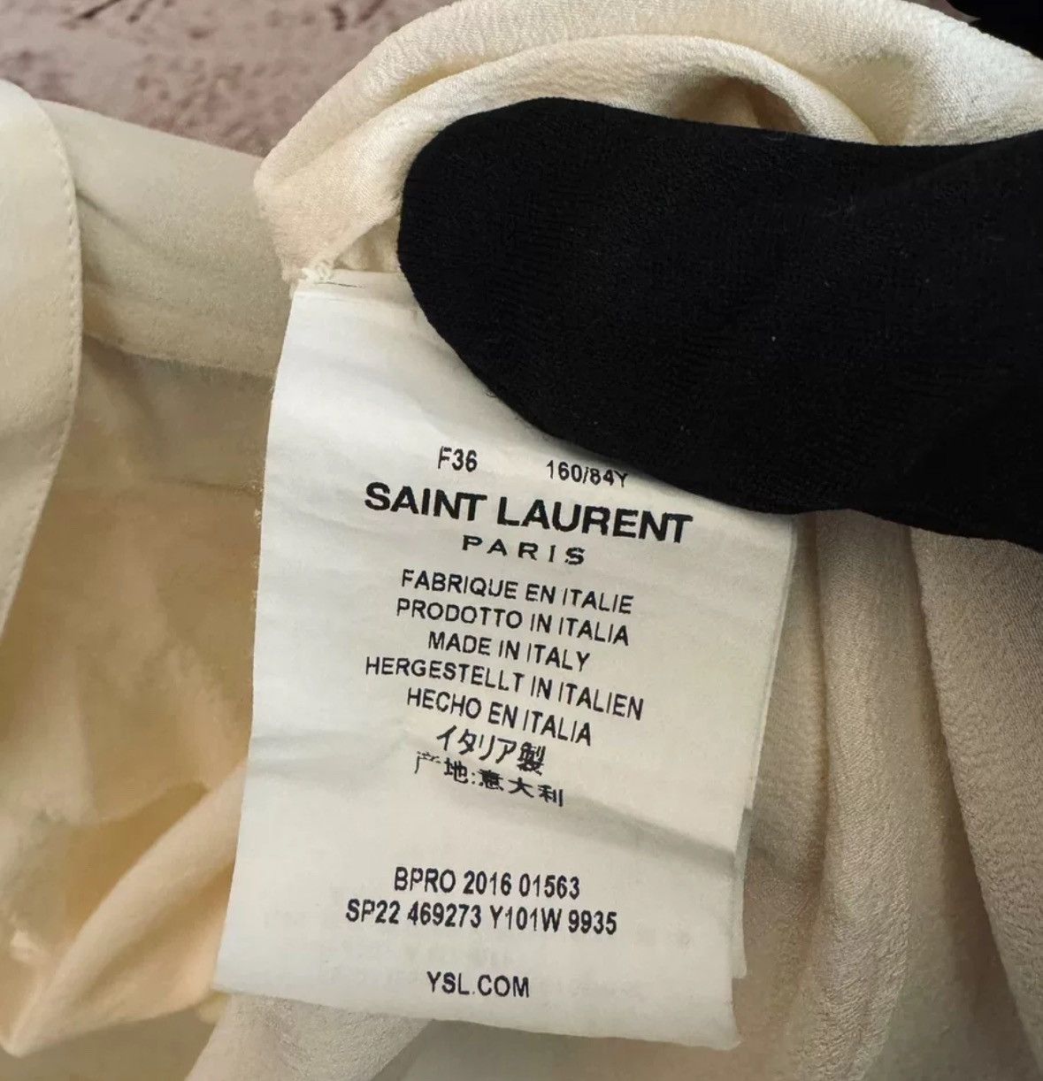 Saint Laurent Paris × Yves Saint Laurent Saint Laurent SLP Saint Laurent YSL Shirt2412-Nextarrow Size US S / EU 44-46 / 1 - 6 Thumbnail