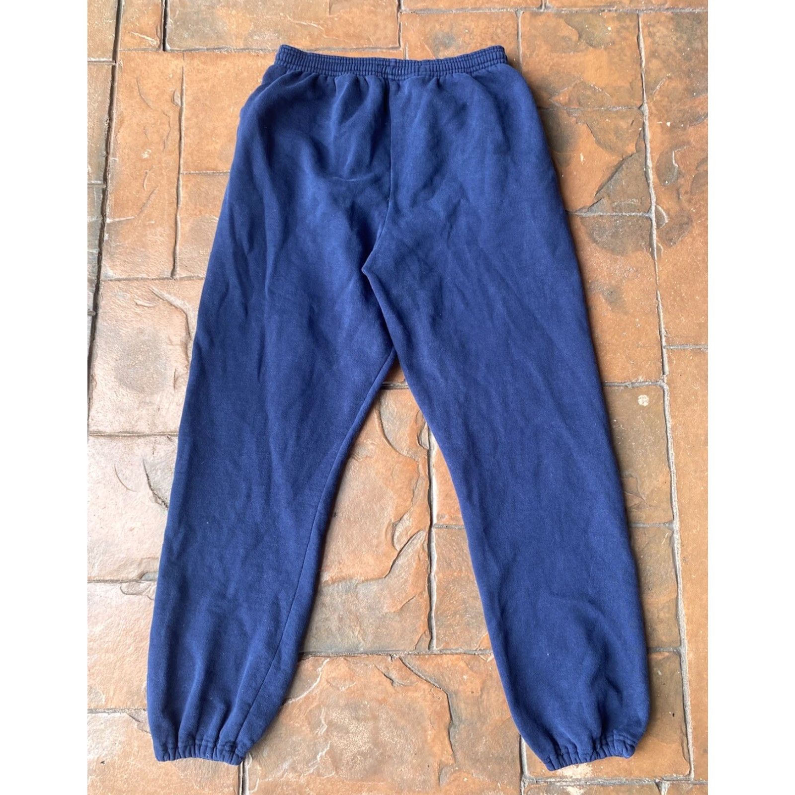 Russell Athletic VINTAGE Russell Athletic Sweatpants Mens L Blue Elastic Waistband 90s Size Large Size US 33 - 3 Thumbnail