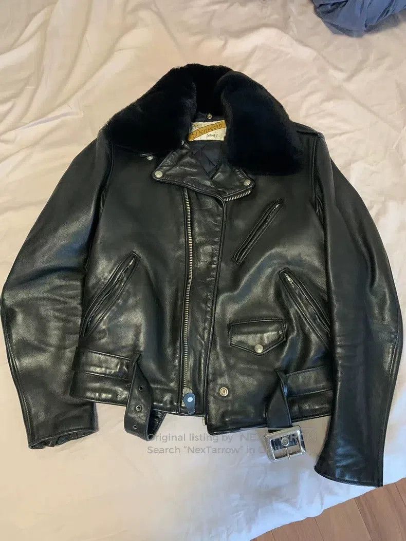 Schott Schott Heavy and thick Size US XL / EU 56 / 4 - 1 Thumbnail
