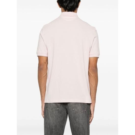 Brunello Cucinelli BRUNELLO CUCINELLI Men Polo Shirts ME8548788 CIZ64 PINK Size US M / EU 48-50 / 2 - 1 Thumbnail