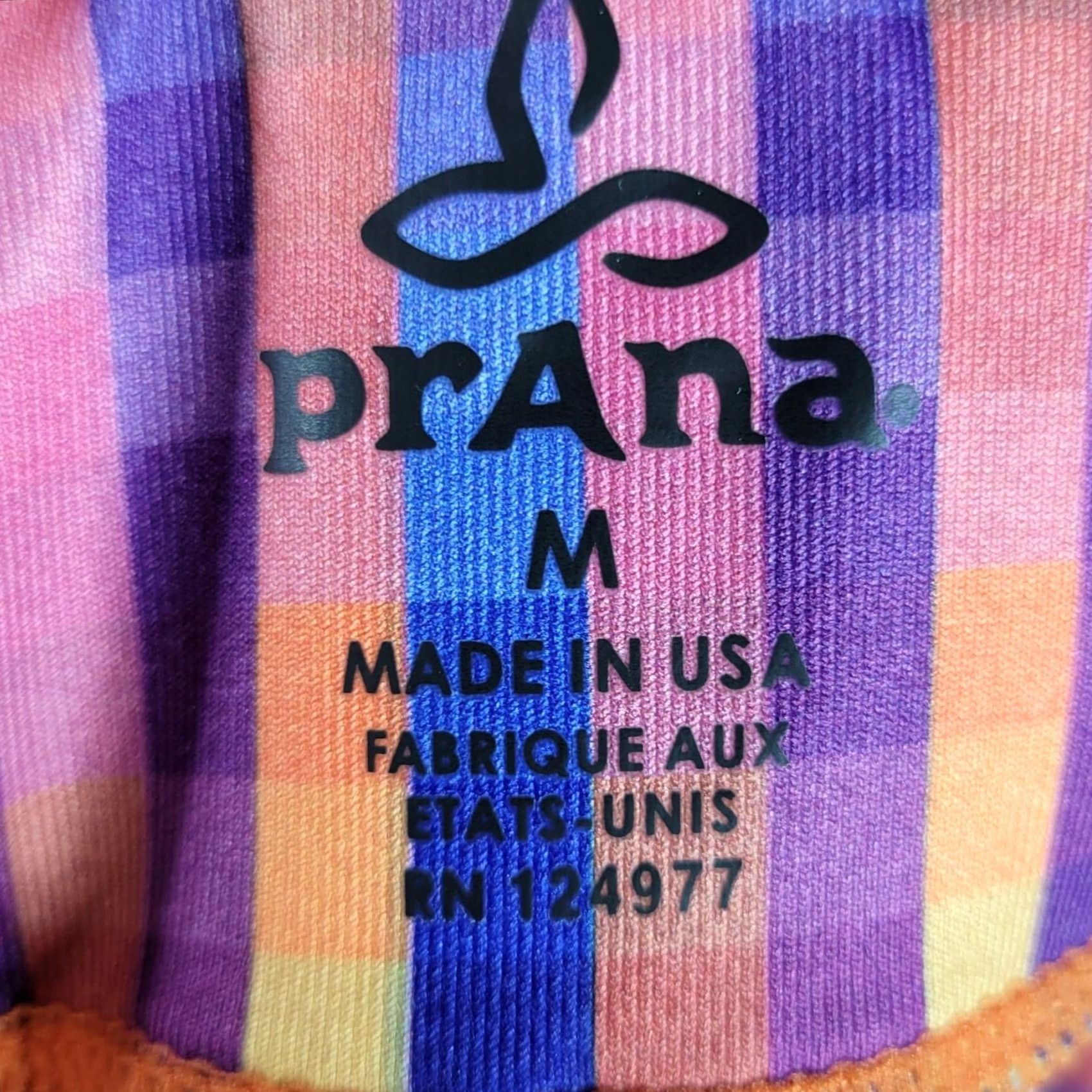 Prana PrAna Womens Capris Leggings Multicolor Striped Capri USA Made M Size Medium Activewear Women Size 32" / US 10 / IT 46 - 4 Thumbnail