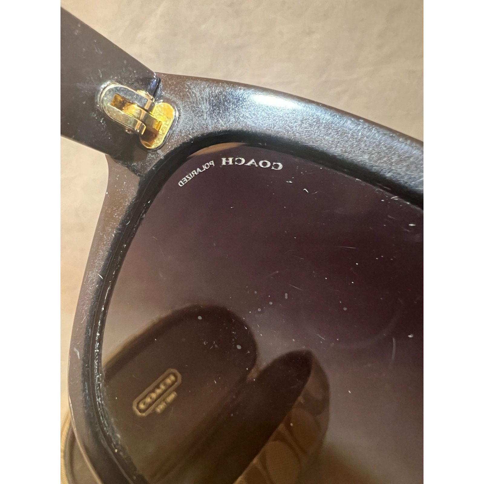 Coach Coach HC 8264 L1083 5002T3 Black Gold Cat Eye Frames Size ONE SIZE - 5 Thumbnail