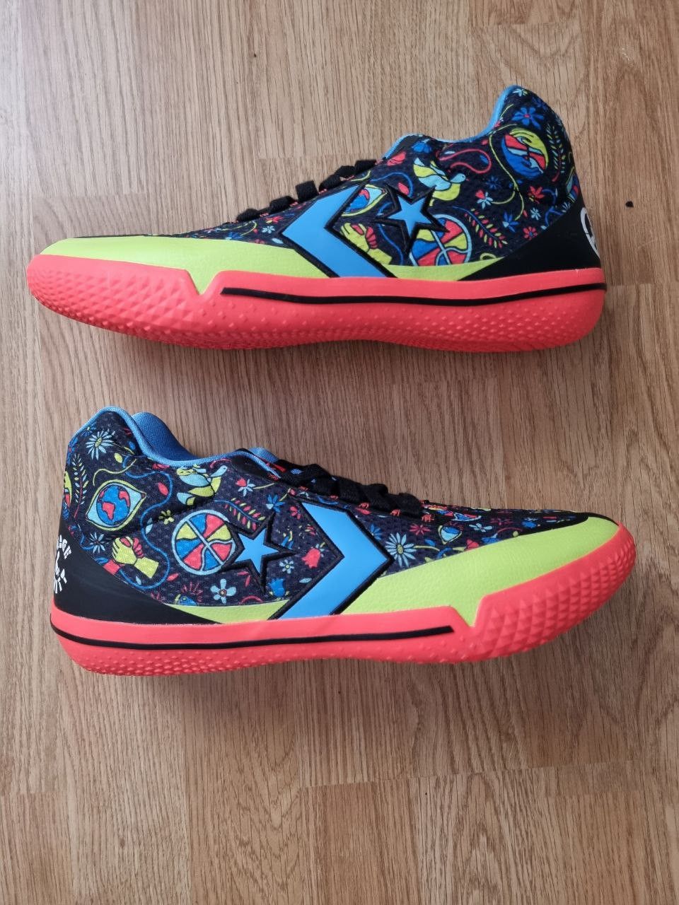 Converse Converse All Star BB EVO Peace And Unity Multi Size US 8.5 / EU 41-42 - 2 Thumbnail