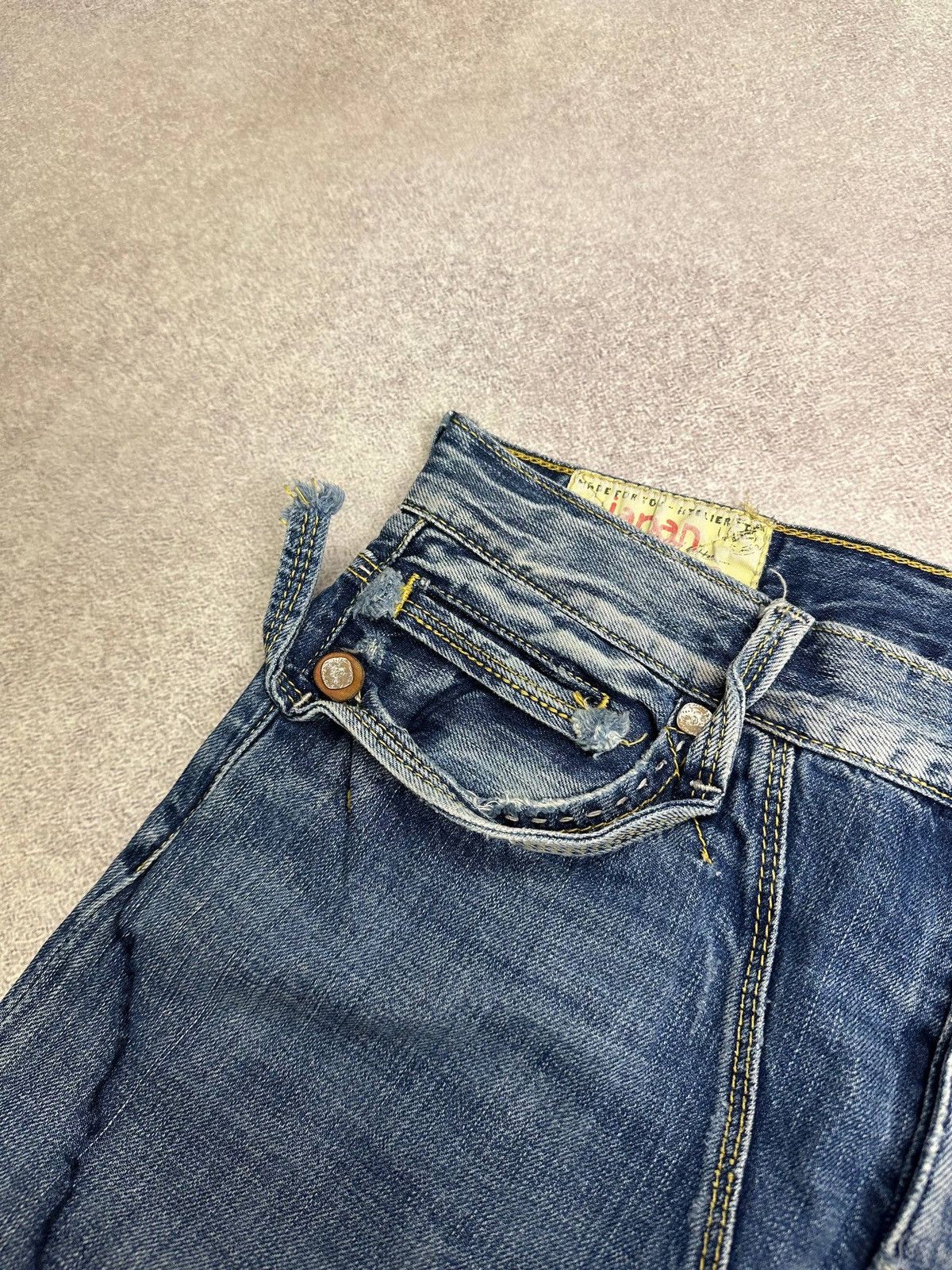 Japanese Brand Vintage Japrag Japanese Grunge Avantgarde Baggy Jeans Rare Size US 30 / EU 46 - 7 Thumbnail