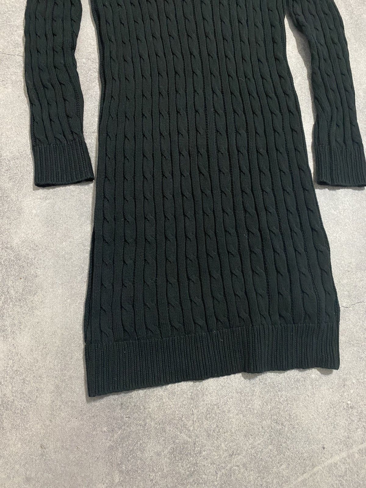 Polo Ralph Lauren × Ralph Lauren Polo Ralph Lauren Sweater Dress Cable Knit Long Sleeve Size L / US 10 / IT 46 - 2 Thumbnail