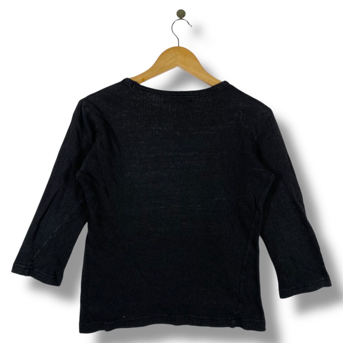 Y's Y's By Yohji Yamamoto Ramie Double Layered Long Sleeve Tee Size S / US 4 / IT 40 - 3 Thumbnail