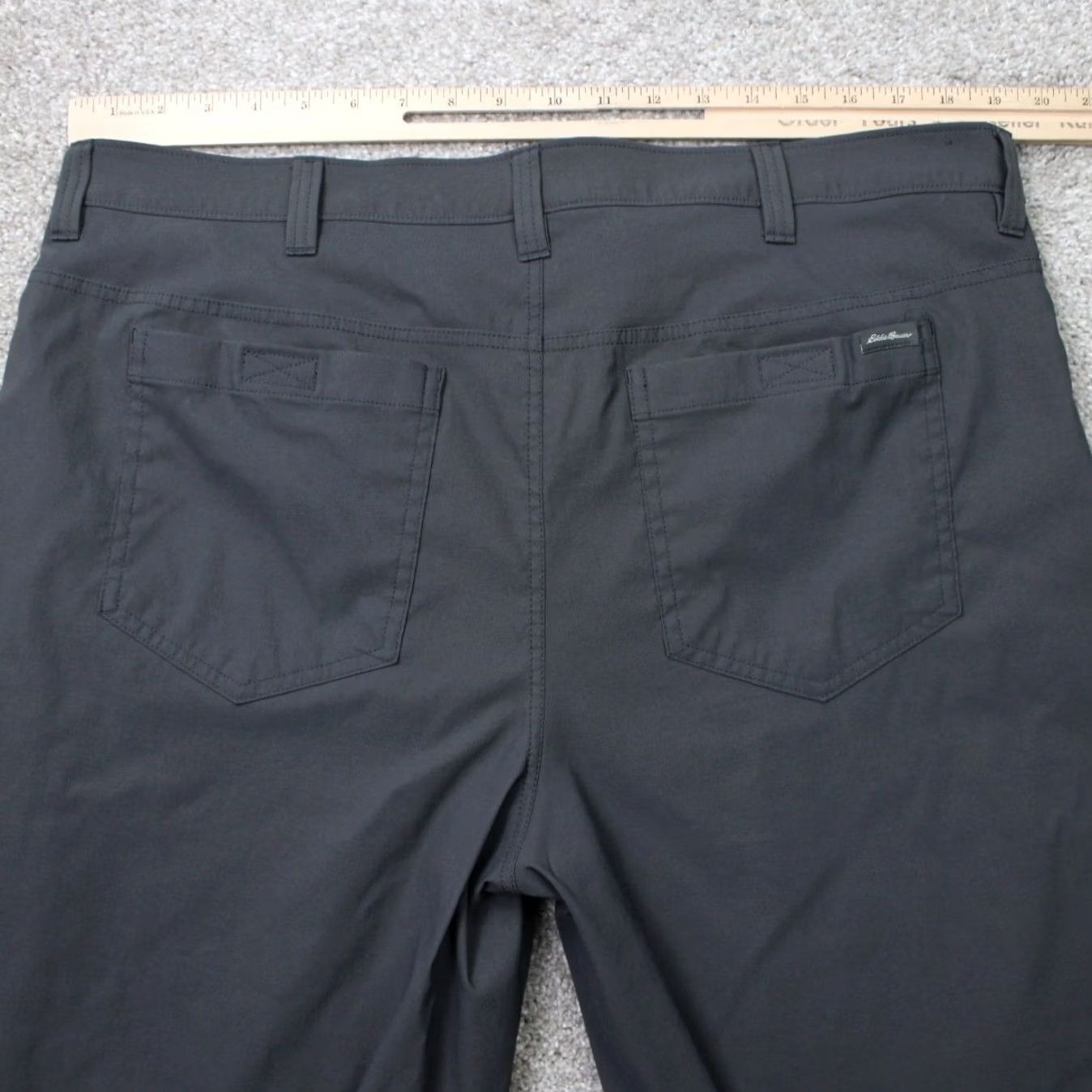 Eddie Bauer Eddie Bauer Pants Men 40x30 Gray Fleece Lined Tech Nylon Stretch Cargo Pocket Slim Straight 5-Pocket Size US 40 / EU 56 - 7 Thumbnail