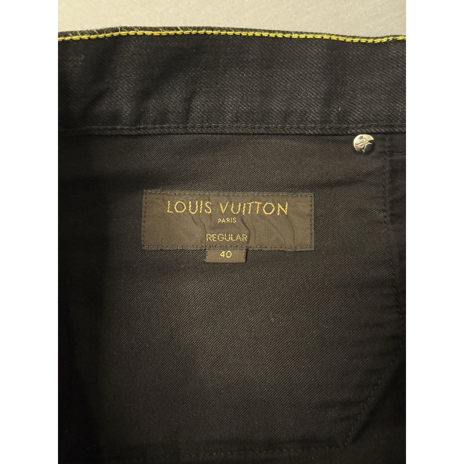 Louis Vuitton Louis Vuitton Slim Stretch Denim Pants Size 40 Japan Denim Size US 40 / EU 56 - 4 Thumbnail