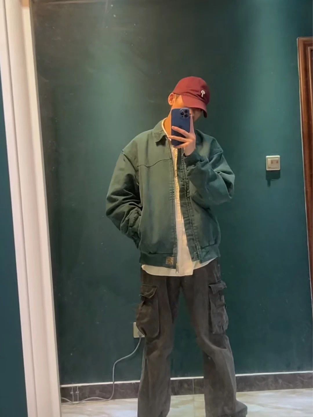 Carhartt Wip Carhartt WIP Relaxed Cotton Workwear Santa Fe Zip Jacket XL Size US XL / EU 56 / 4 - 9 Thumbnail