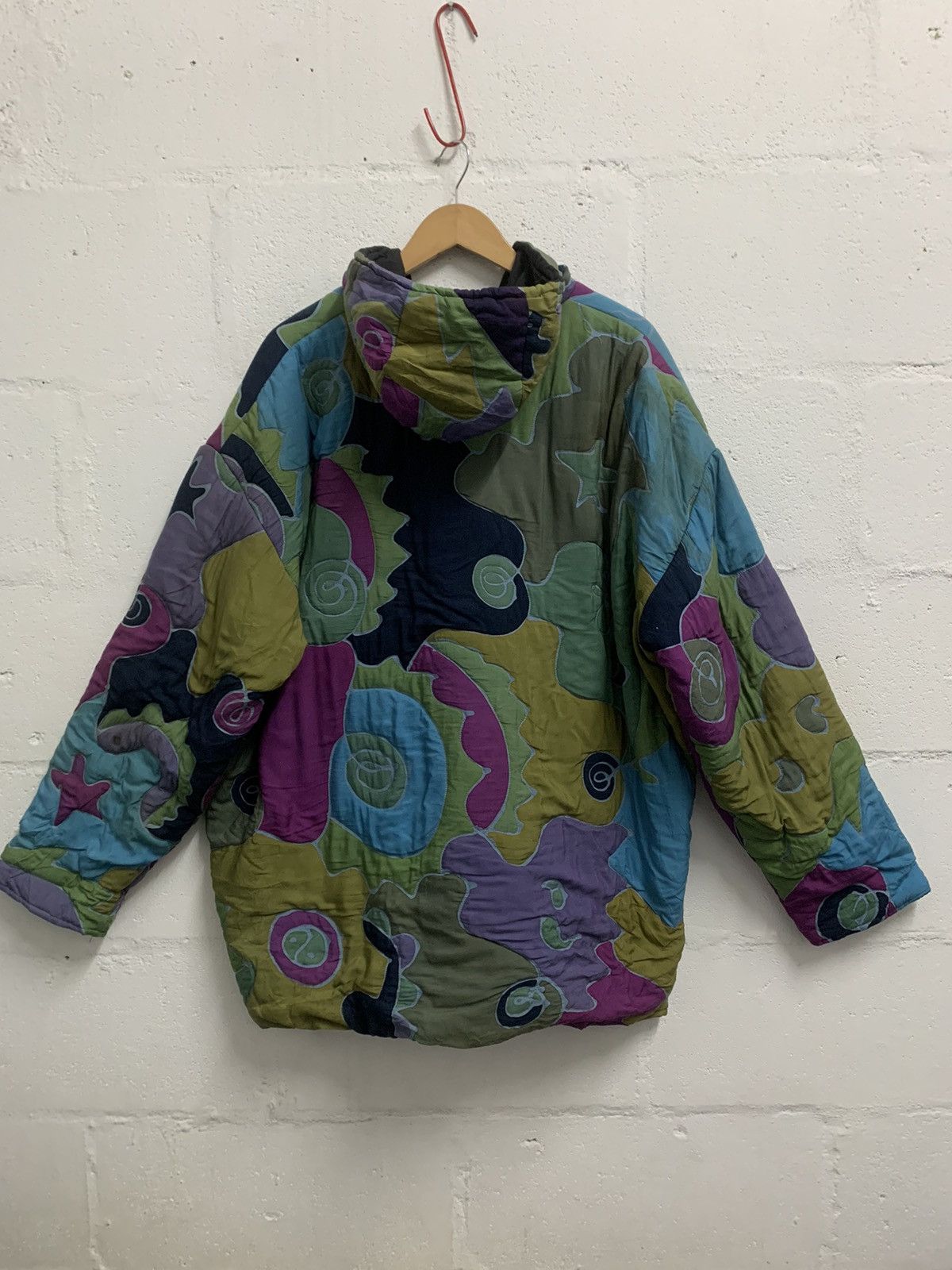 Vintage Vintage Jacket Hoodie Multicolour Size US XXL / EU 58 / 5 - 5 Thumbnail