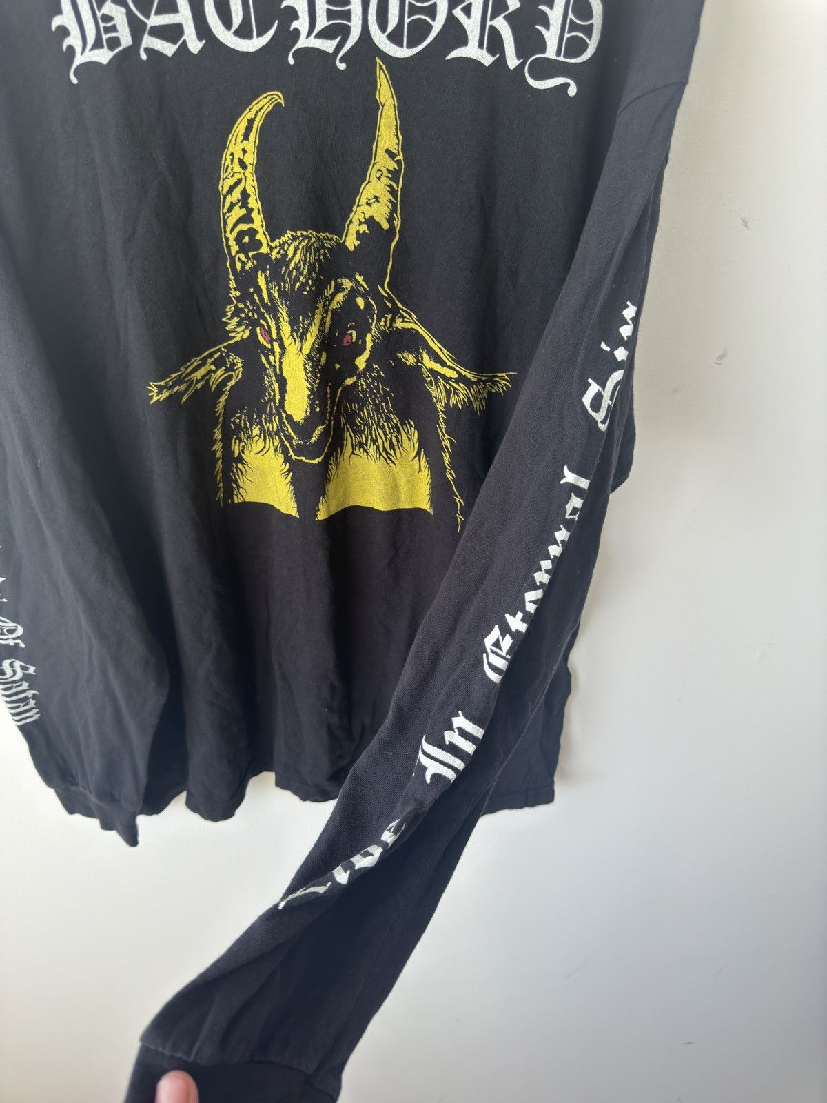 Band Tees × Vintage OG Bathory Long Sleeve Tee Size US XL / EU 56 / 4 - 4 Thumbnail
