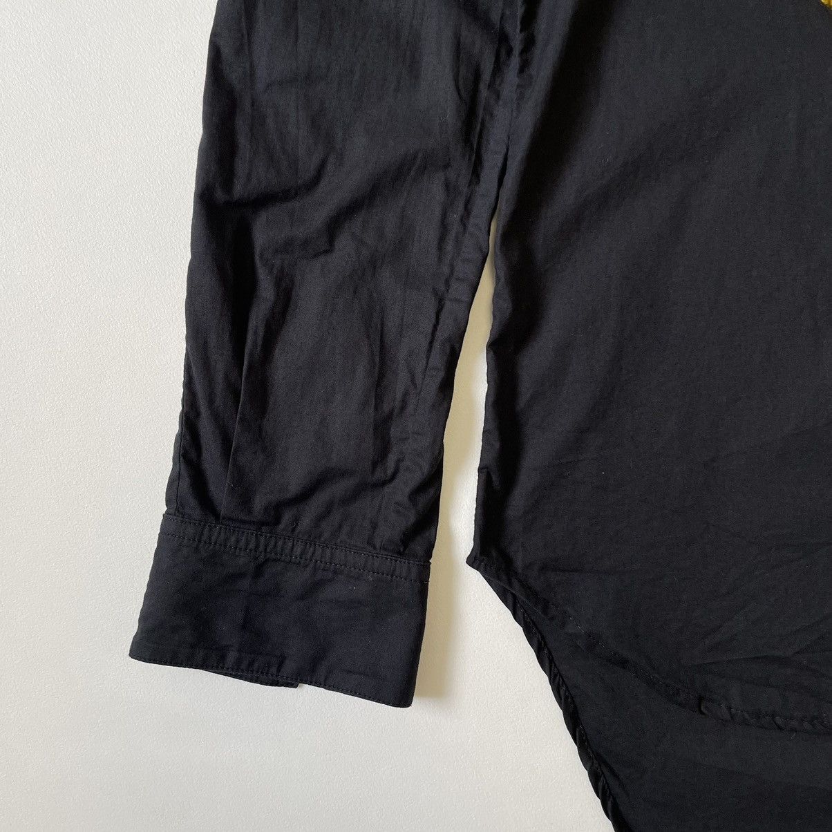 Ann Demeulemeester ‘Abstract Flocked Print’ Black Shirt Size US S / EU 44-46 / 1 - 9 Thumbnail