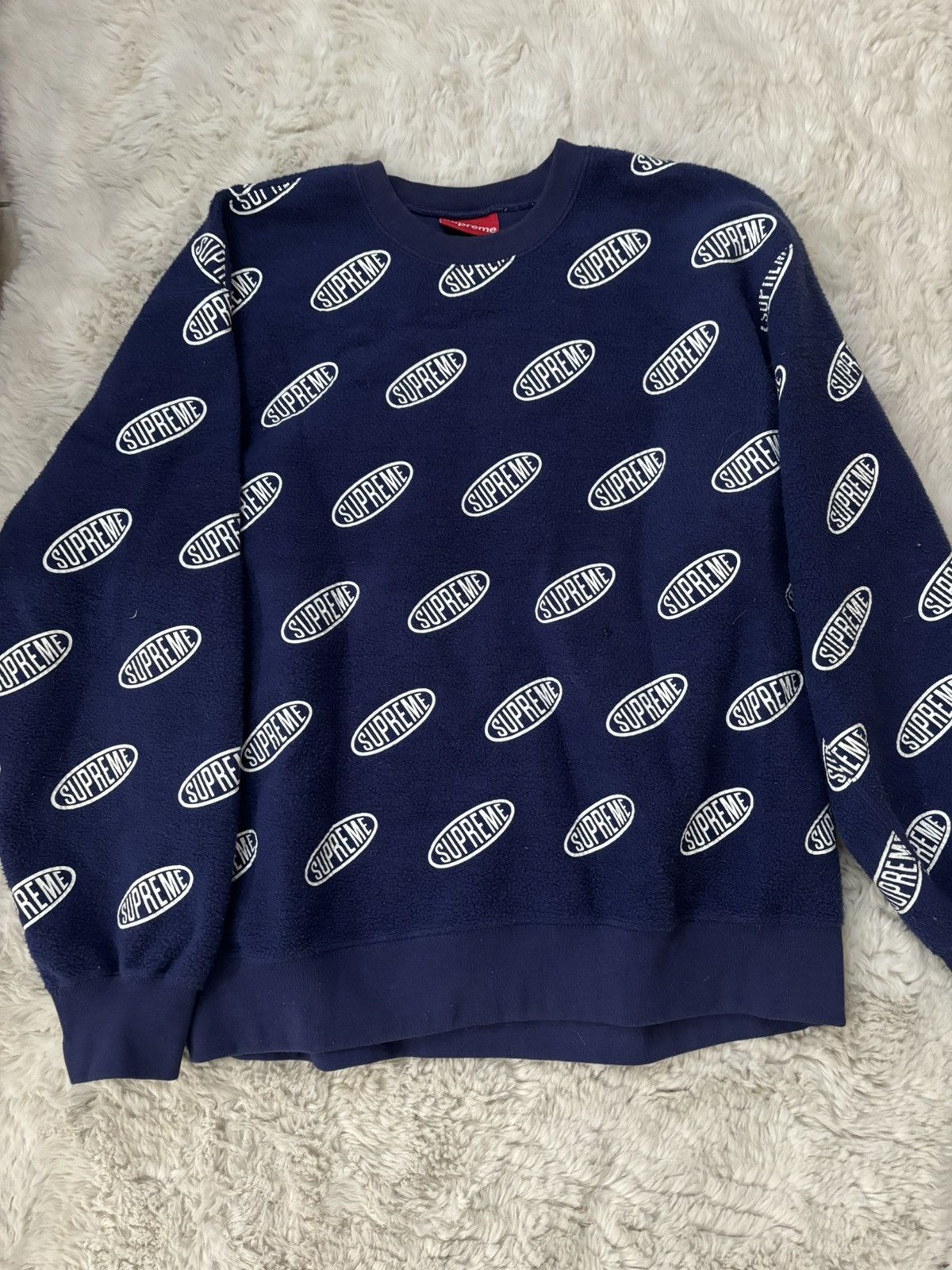 High quality Supreme Reversible Liner Crewneck