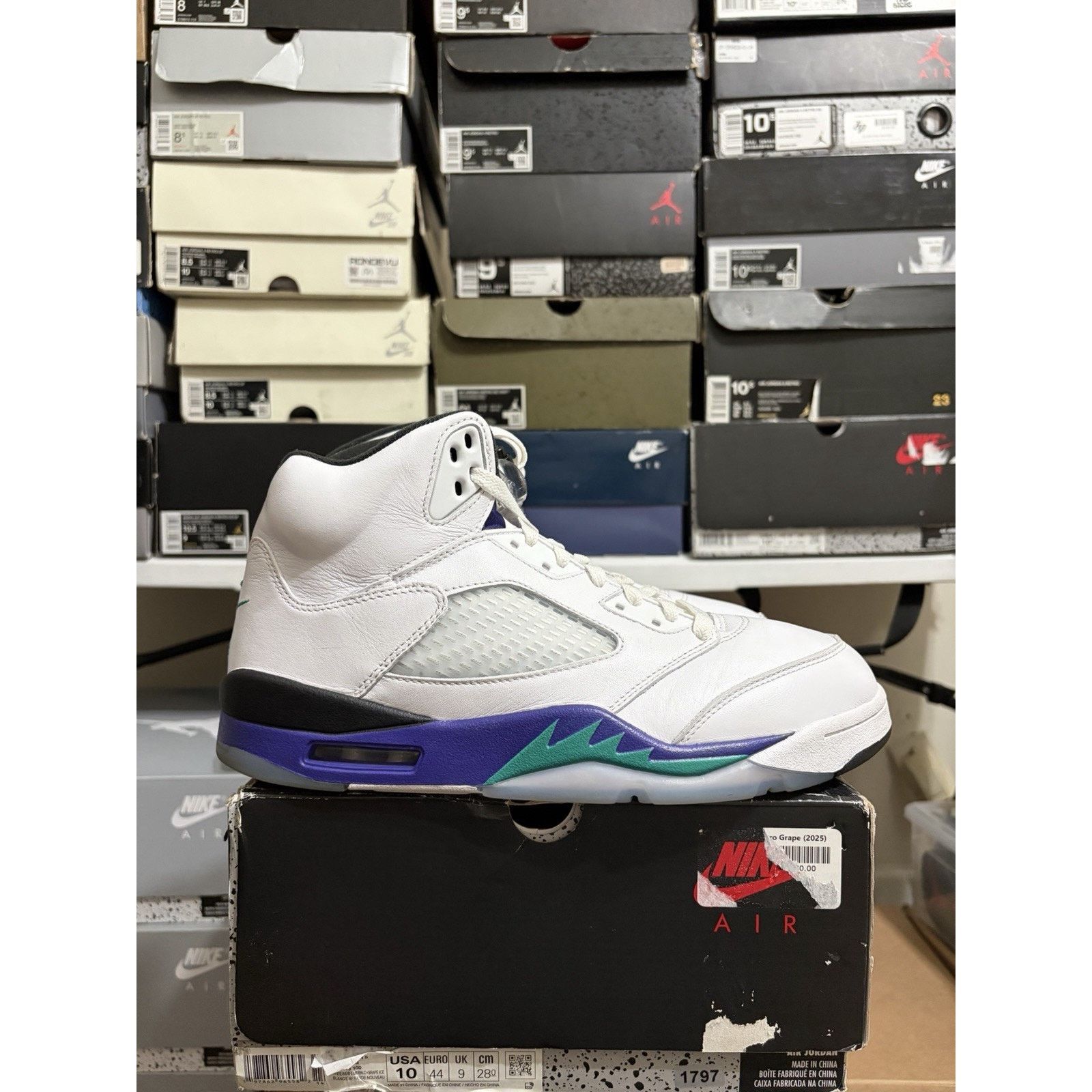 Jordan Brand Size 10 - Jordan 5 Retro Grape (2025) (HQ7978-100 