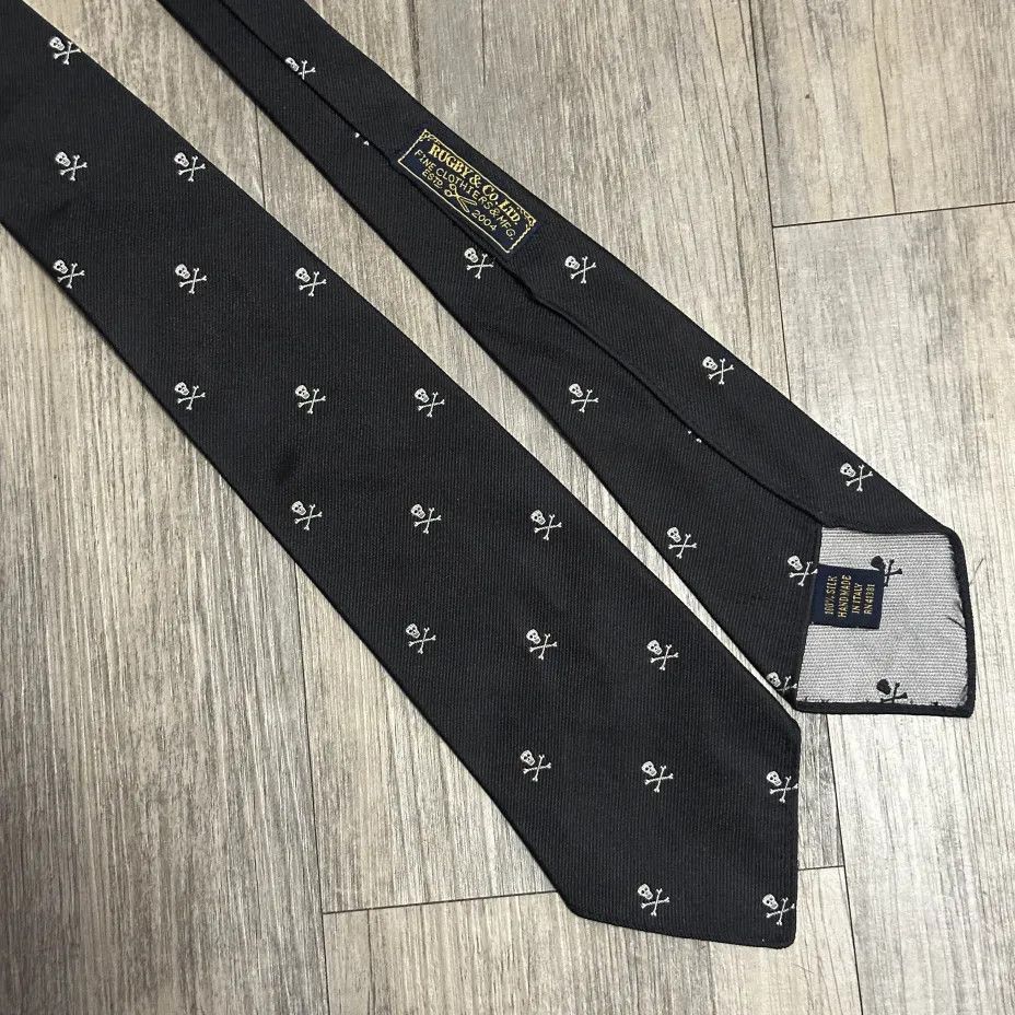 Rugby Ralph Lauren Vintage Rugby Polo Ralph Lauren Skull And Crossbones Tie Size ONE SIZE - 1 Thumbnail