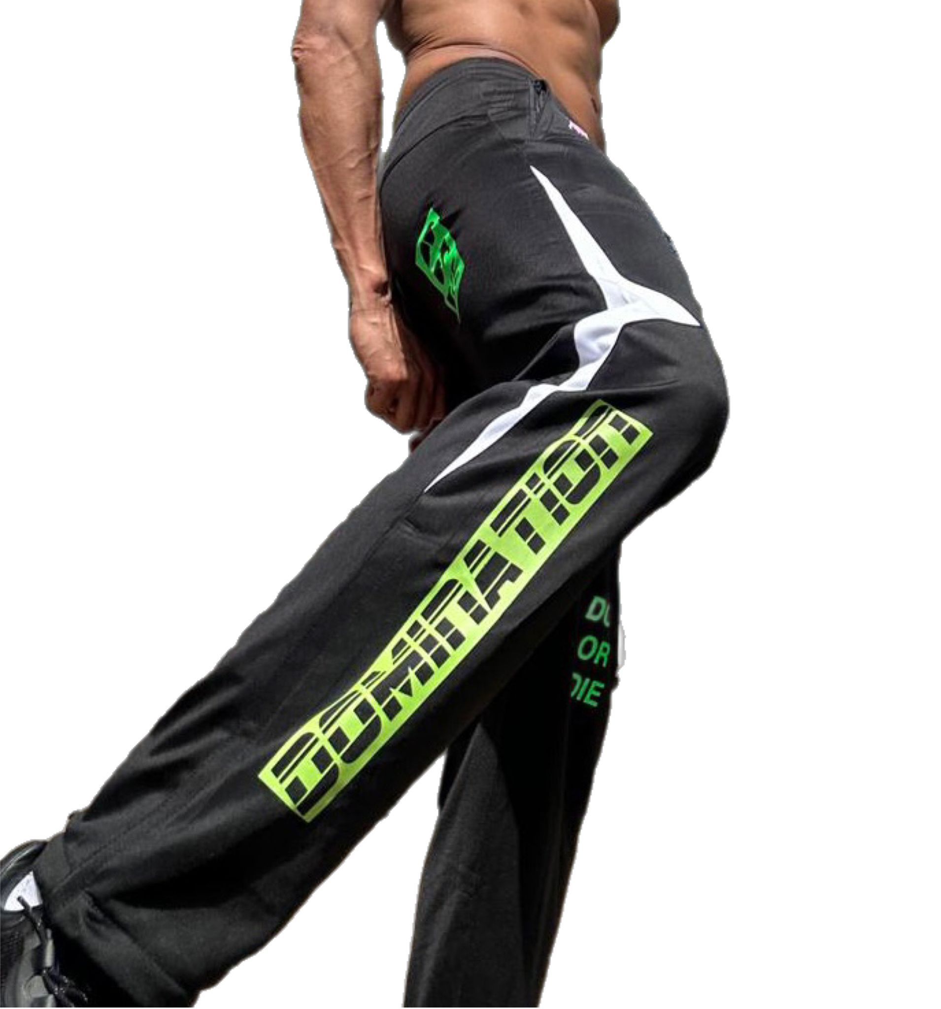 Designer BLACK CUSTOMISED JOGGING PANTS Size US 27 - 2 Thumbnail