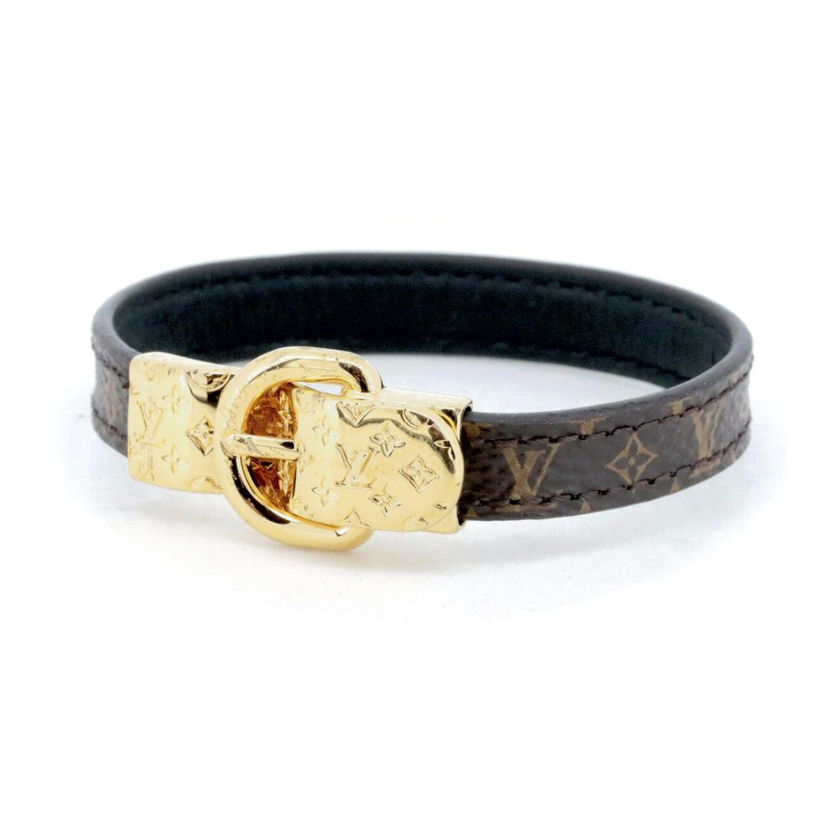 Louis Vuitton Louis Vuitton Louis Vuitton Fasten Your LV Bracelet Metal Bracelet M6170F DUTY FREE for USA Size ONE SIZE - 1 Thumbnail