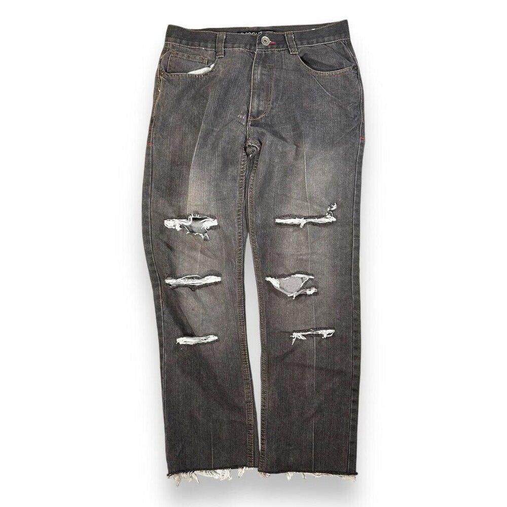 Coogi Vintage Coogi Embroidered Spellout Dark Baggy Denim Pants S Size US 32 / EU 48 - 2 Thumbnail