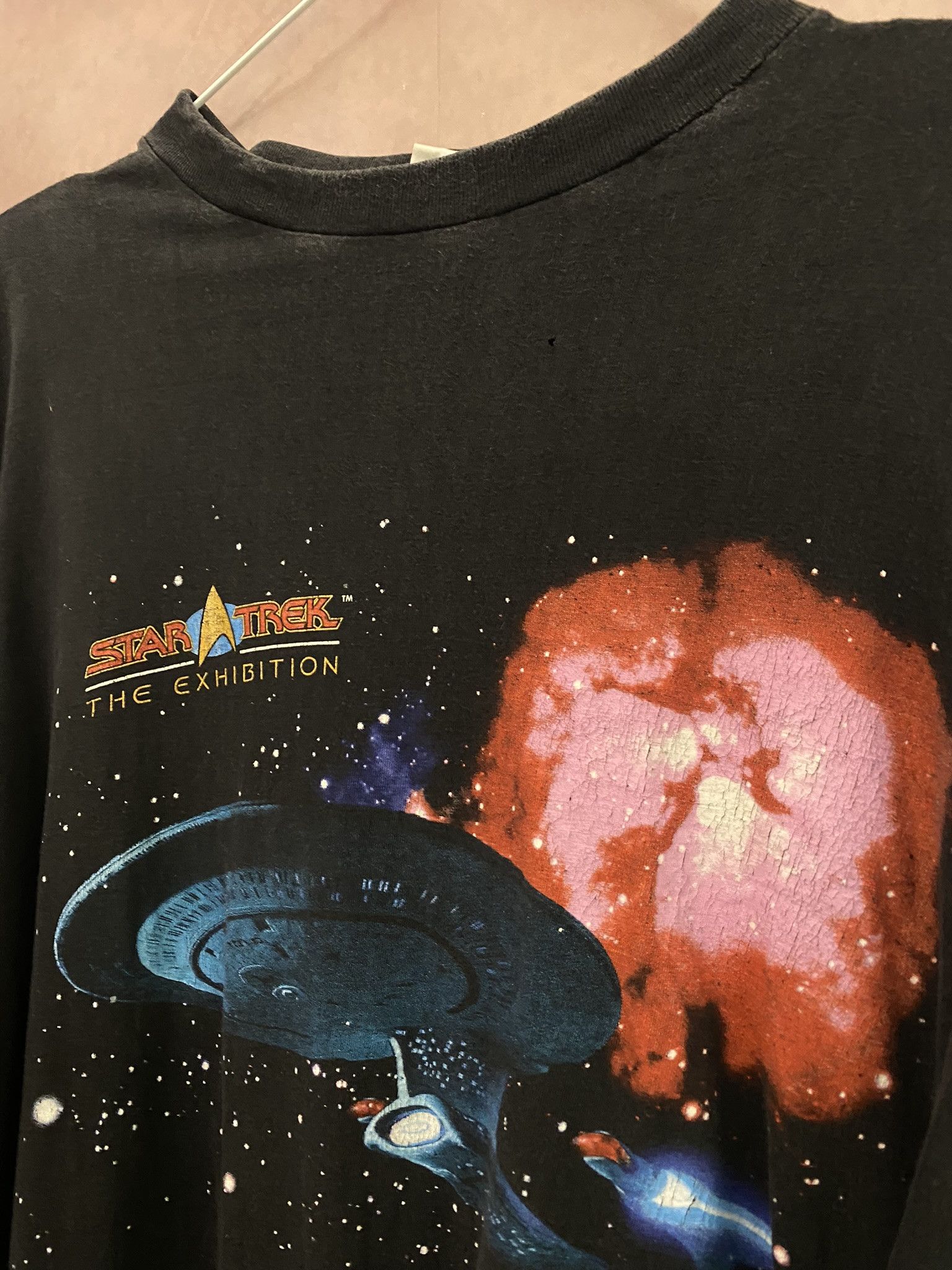 Band Tees × Vintage 1995 STAR TREK T-Shirt Retro 90's TV Show Movie Size US XL / EU 56 / 4 - 3 Thumbnail