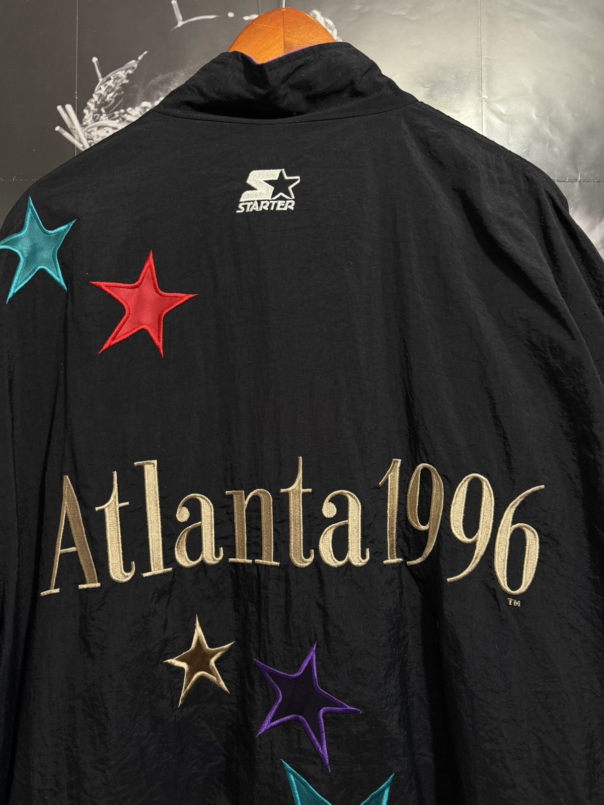 Starter OLYMPIC GAMES ATLANTA 1996 TRACK JACKET Size US L / EU 52-54 / 3 - 6 Thumbnail