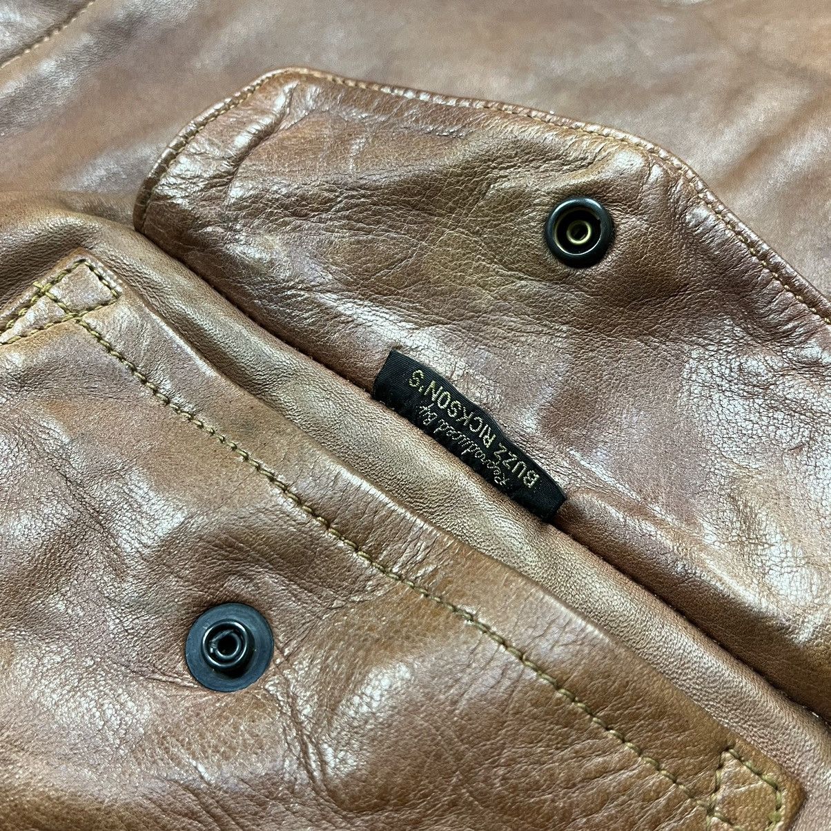Buzz Rickson's × The Real McCoy's × Toyo Enterprises Hand Aniline Wax Finished Type A-2 horsehide leather jacket Size US M / EU 48-50 / 2 - 12 Thumbnail