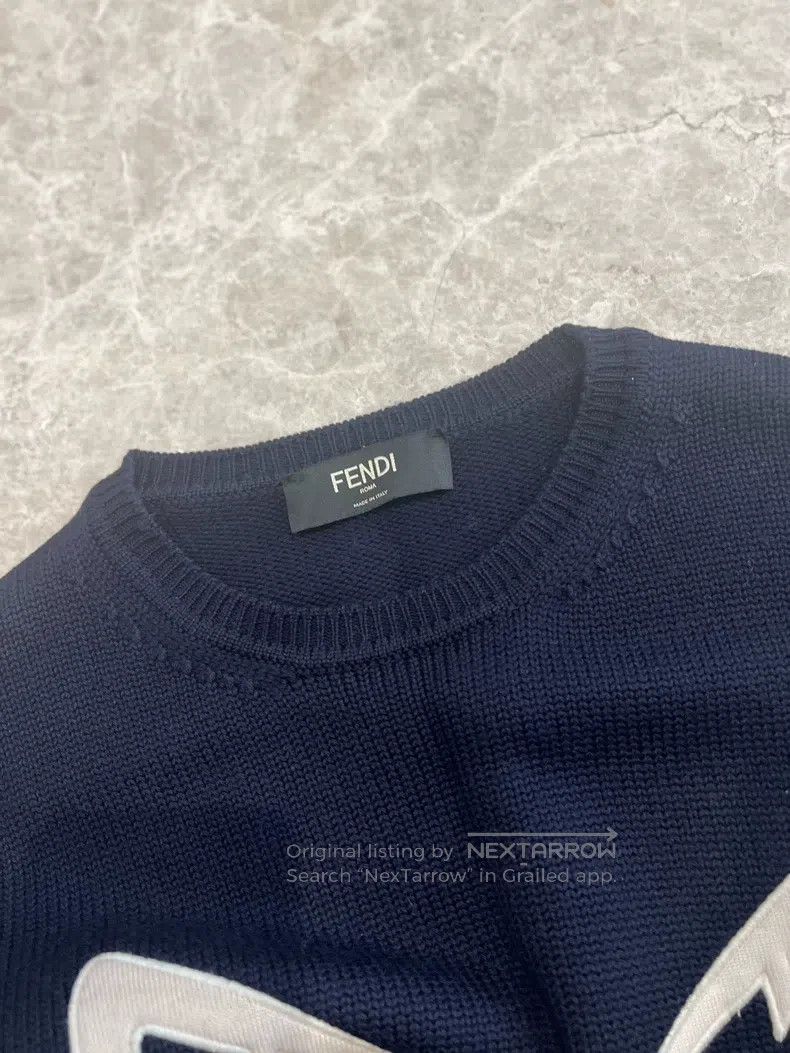 Fendi Fendi Blue sweater Size US M / EU 48-50 / 2 - 2 Thumbnail