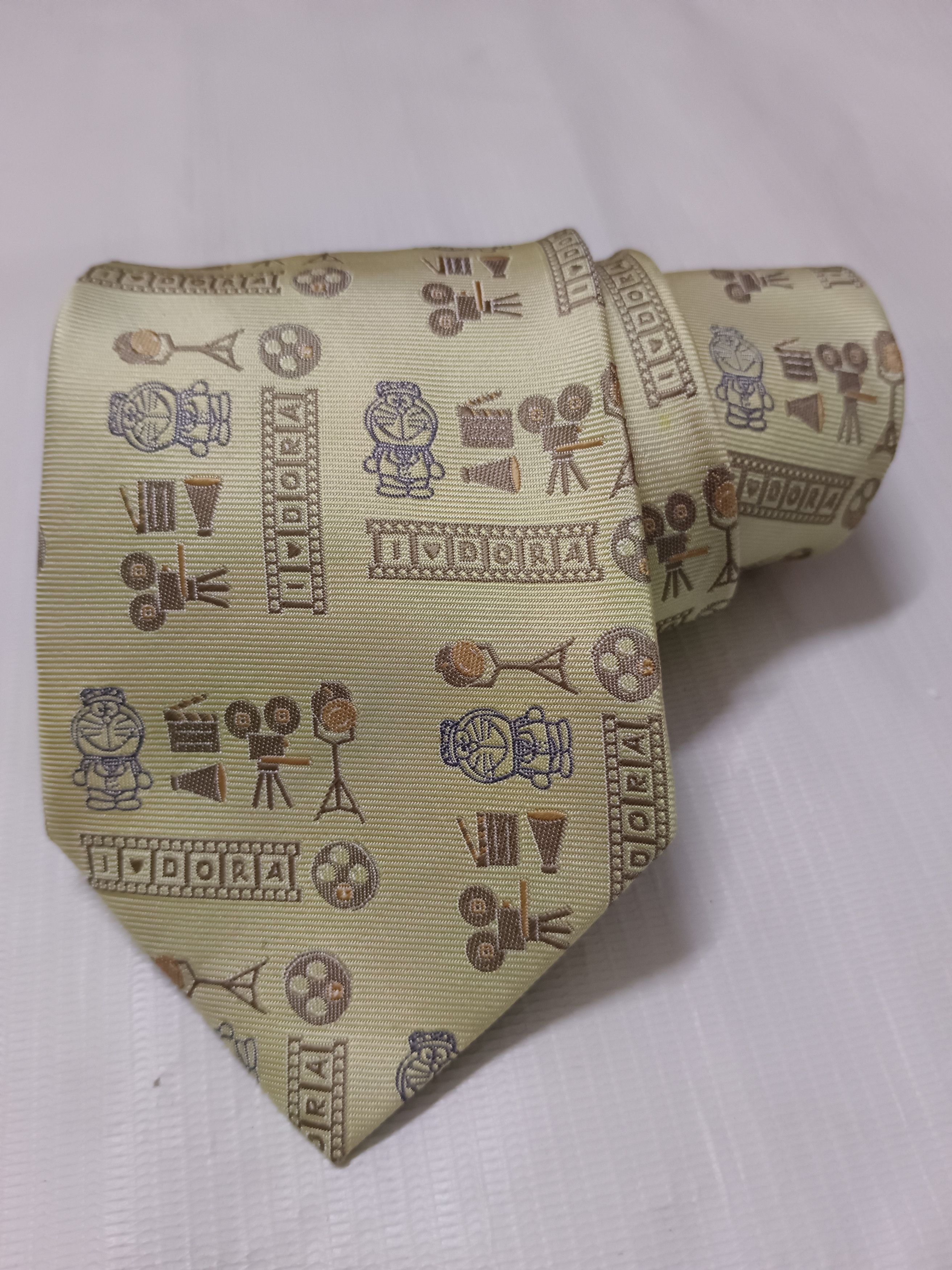 Anime × Japanese Brand Vintage Doraemon Anime Japan Tie Size ONE SIZE - 2 Thumbnail