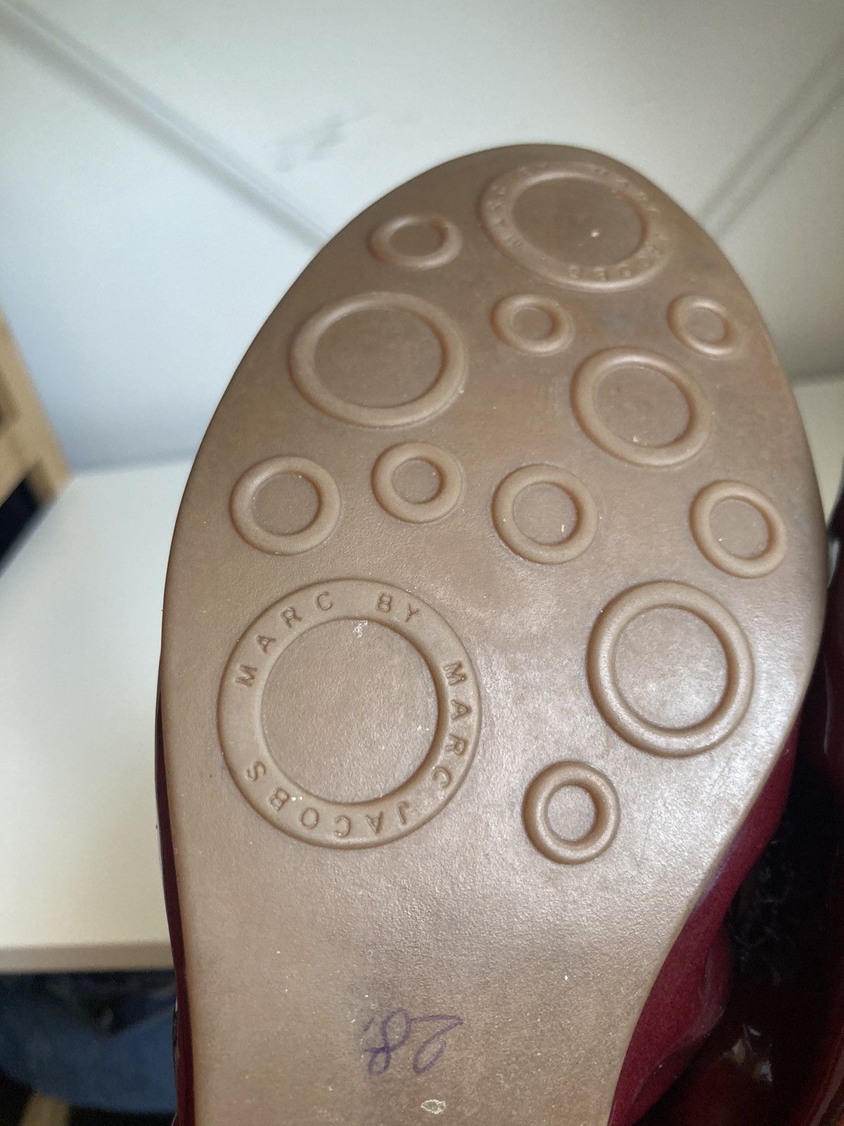 Maison Margiela tabi leather flats