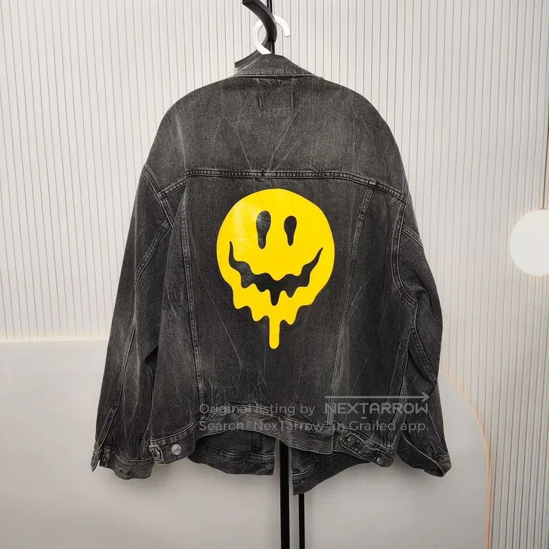 Balenciaga Balenciaga Denim Jacket Gray Size S Size US S / EU 44-46 / 1 - 2 Thumbnail
