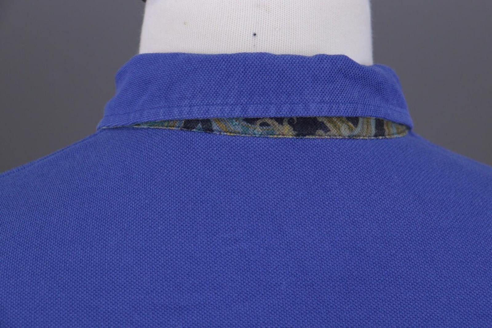 Etro ETRO Milano Blue Collared Paisley Pullover Sweater Size XL Size US XL / EU 56 / 4 - 12 Thumbnail