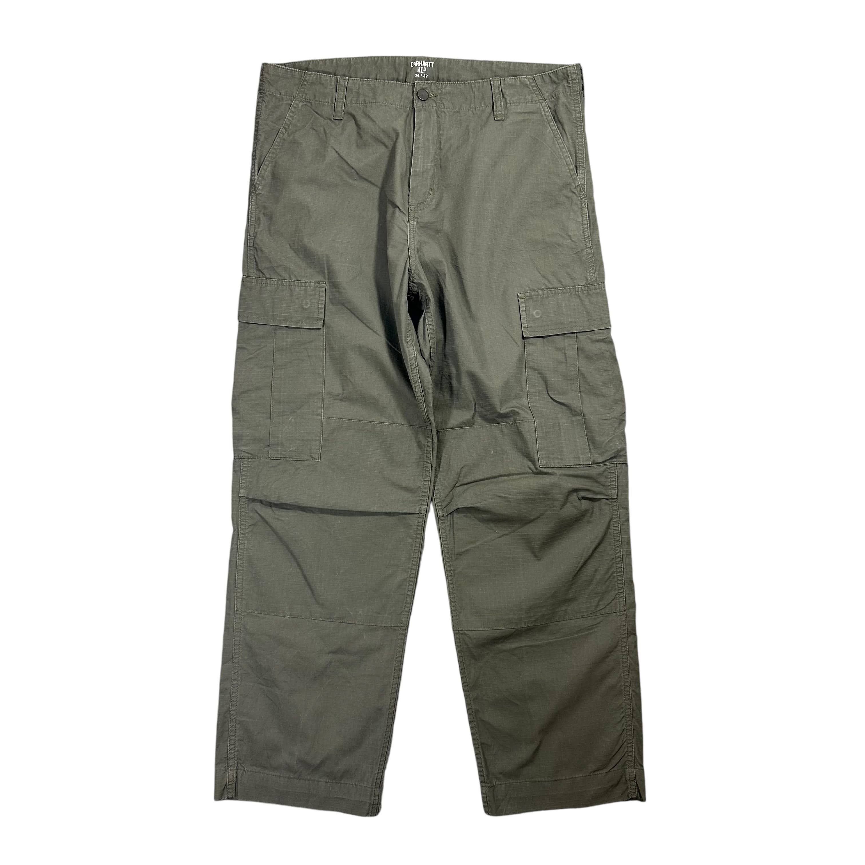 Carhartt Carhartt Regular Cargo Pant Straight Cotton Khaki W34L32 Size US 34 / EU 50 - 1 Thumbnail