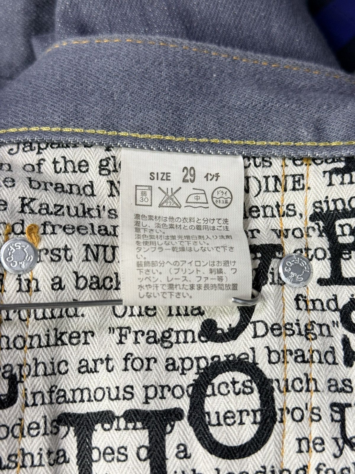 Levi's Levi's LJB03-00 Type 305 Lefty Jeans Size US 29 - 12 Thumbnail