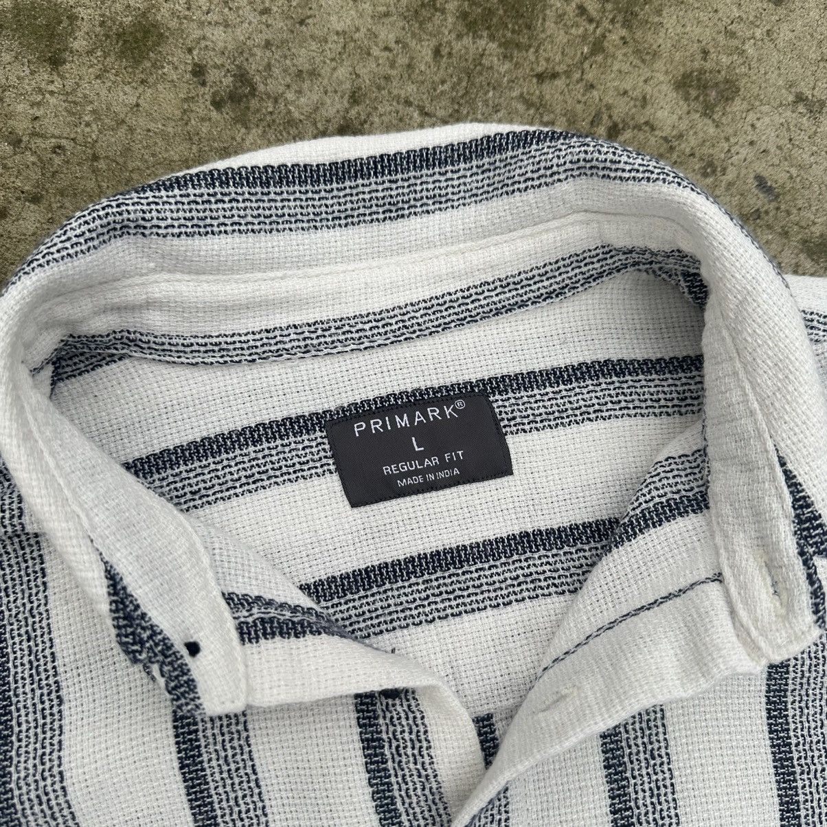 Primark Vintage Primark Knit Checkered Shirt Button Up Old Money Size US L / EU 52-54 / 3 - 7 Thumbnail