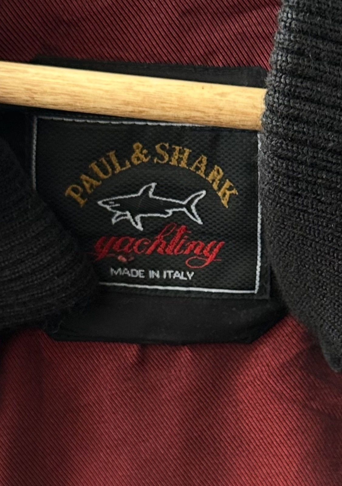 Paul & Shark × Vintage Vintage Black Wool Paul & Shark Jacket Size US L / EU 52-54 / 3 - 14 Thumbnail