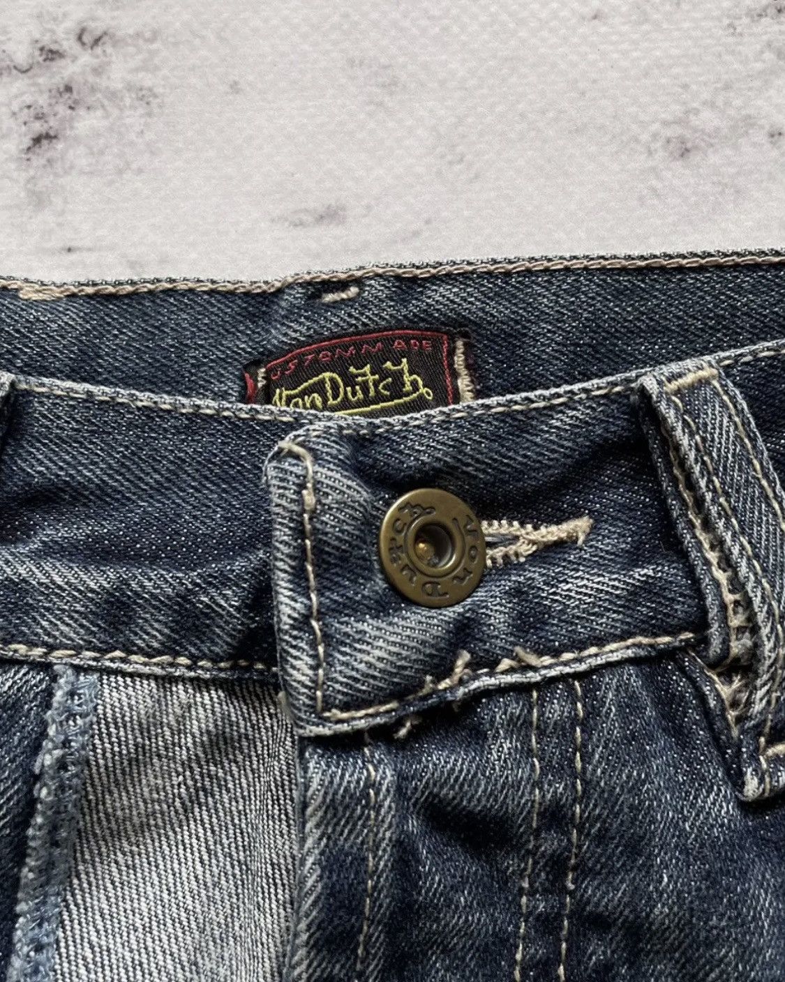 Vintage × Von Dutch Von Dutch Logo Jeans Size US 30 / EU 46 - 13 Thumbnail
