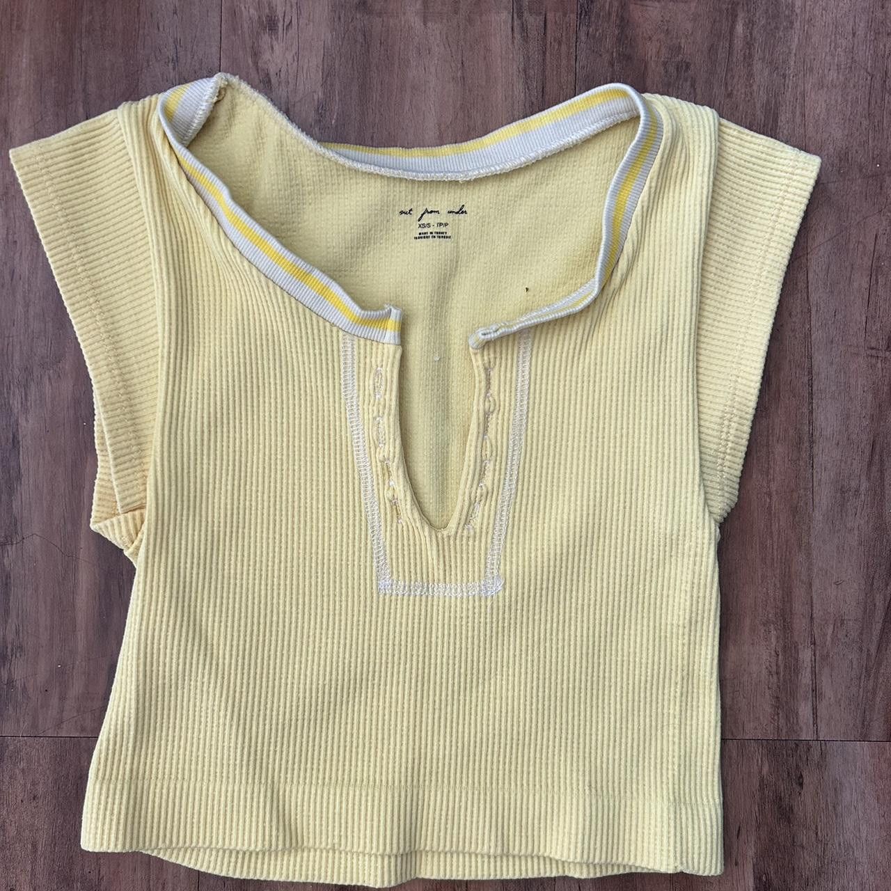 Other Out From Under Yellow Crop Top XS Size XS / US 0-2 / IT 36-38 - 1 Thumbnail