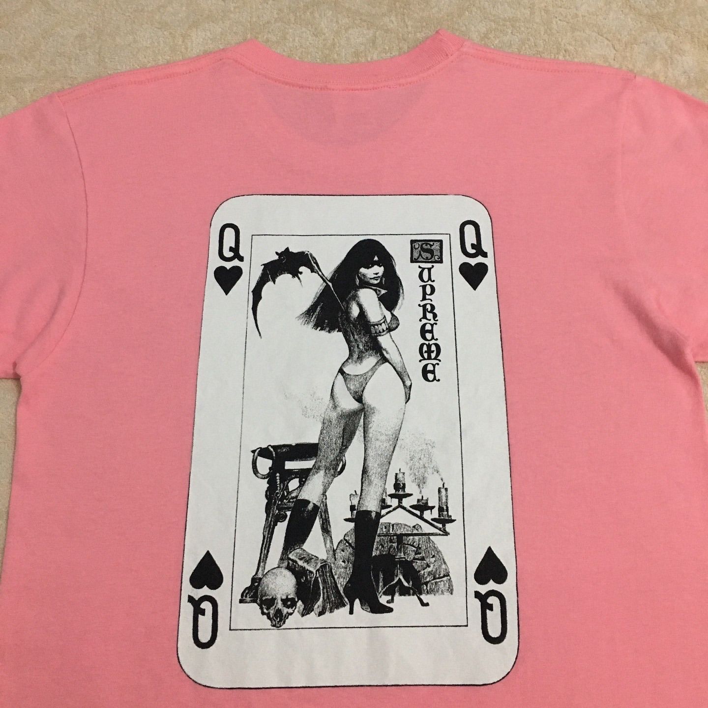 Supreme Supreme Vampirella SS17 Card Tee Bright Coral Size US M / EU 48-50 / 2 - 4 Thumbnail