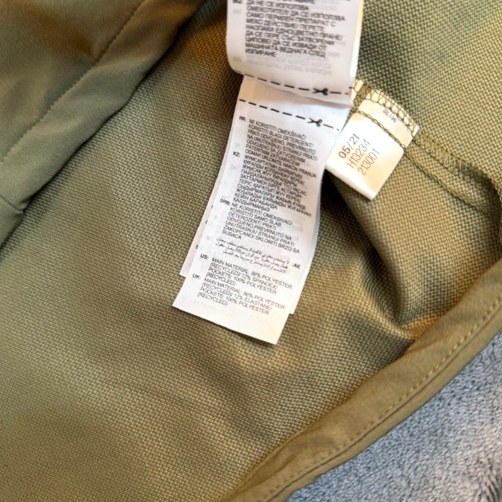 Adidas Adidas Jacket Windbreaker Lightweight Olive Green Primegreen Mens Large Size US L / EU 52-54 / 3 - 6 Thumbnail
