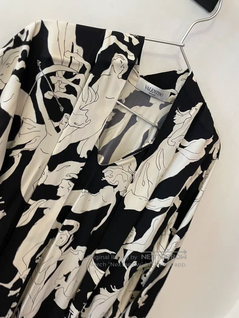 Valentino Valentino The main line mulberry silk show shirt Size XS / US 0-2 / IT 36-38 - 6 Thumbnail