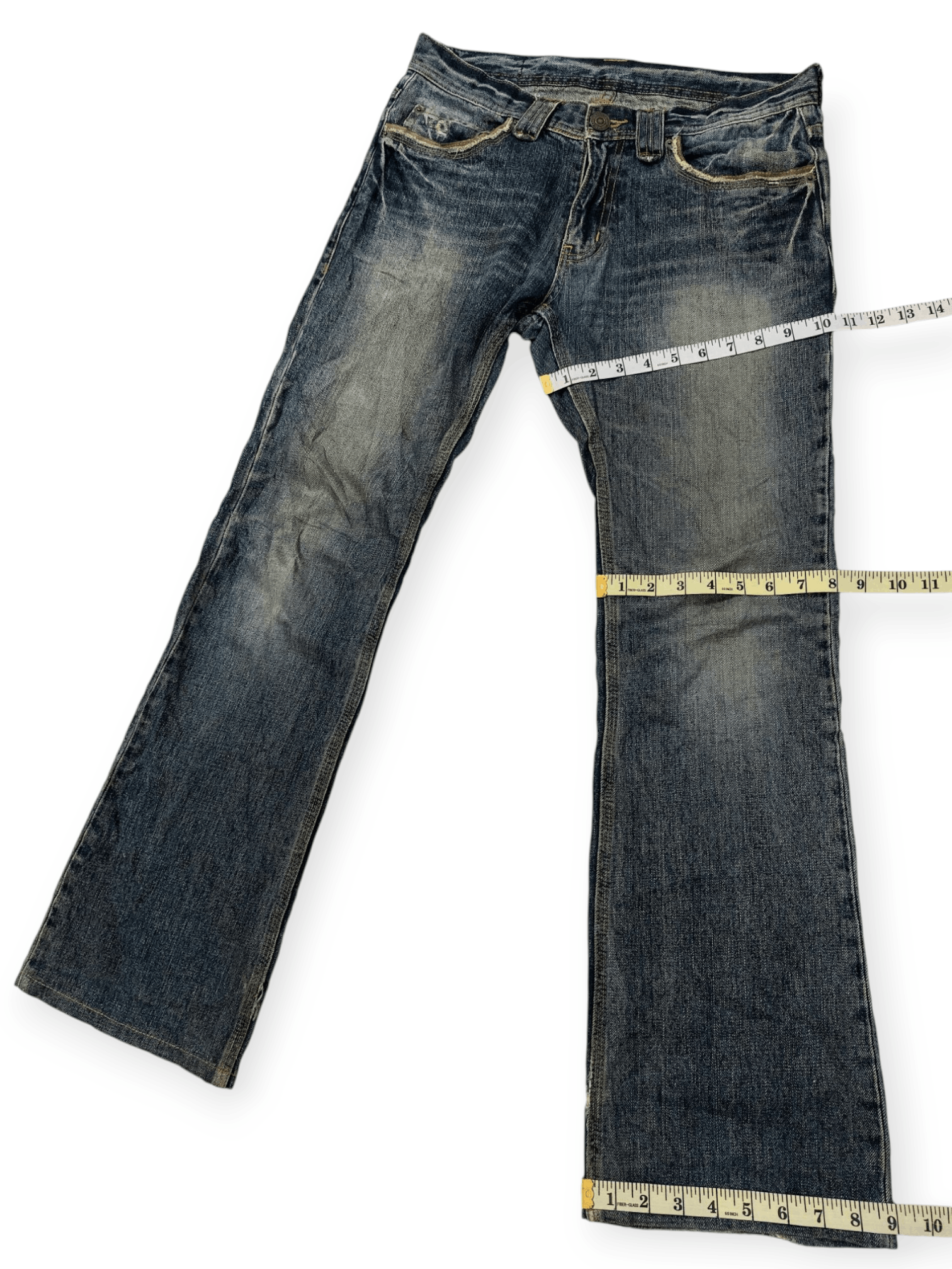 Vintage Vintage Edge Ruppert Punk Flare Denim Size US 32 / EU 48 - 20 Thumbnail