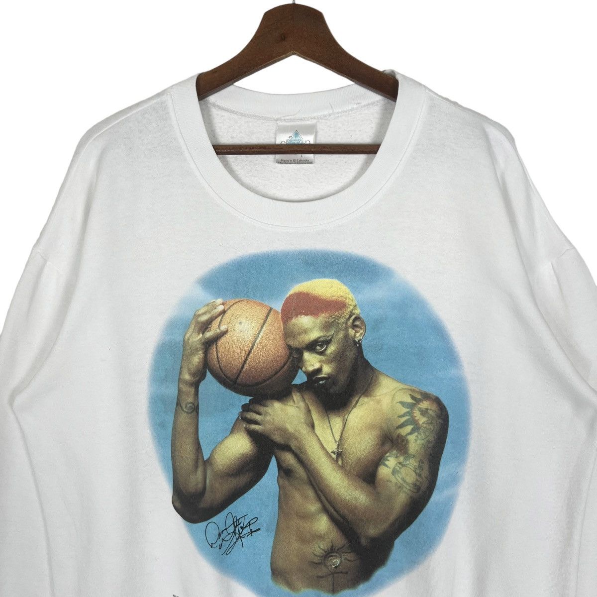 Rap Tees Vintage 90s Dennis Rodman Sweatshirt Size US L / EU 52-54 / 3 - 3 Thumbnail